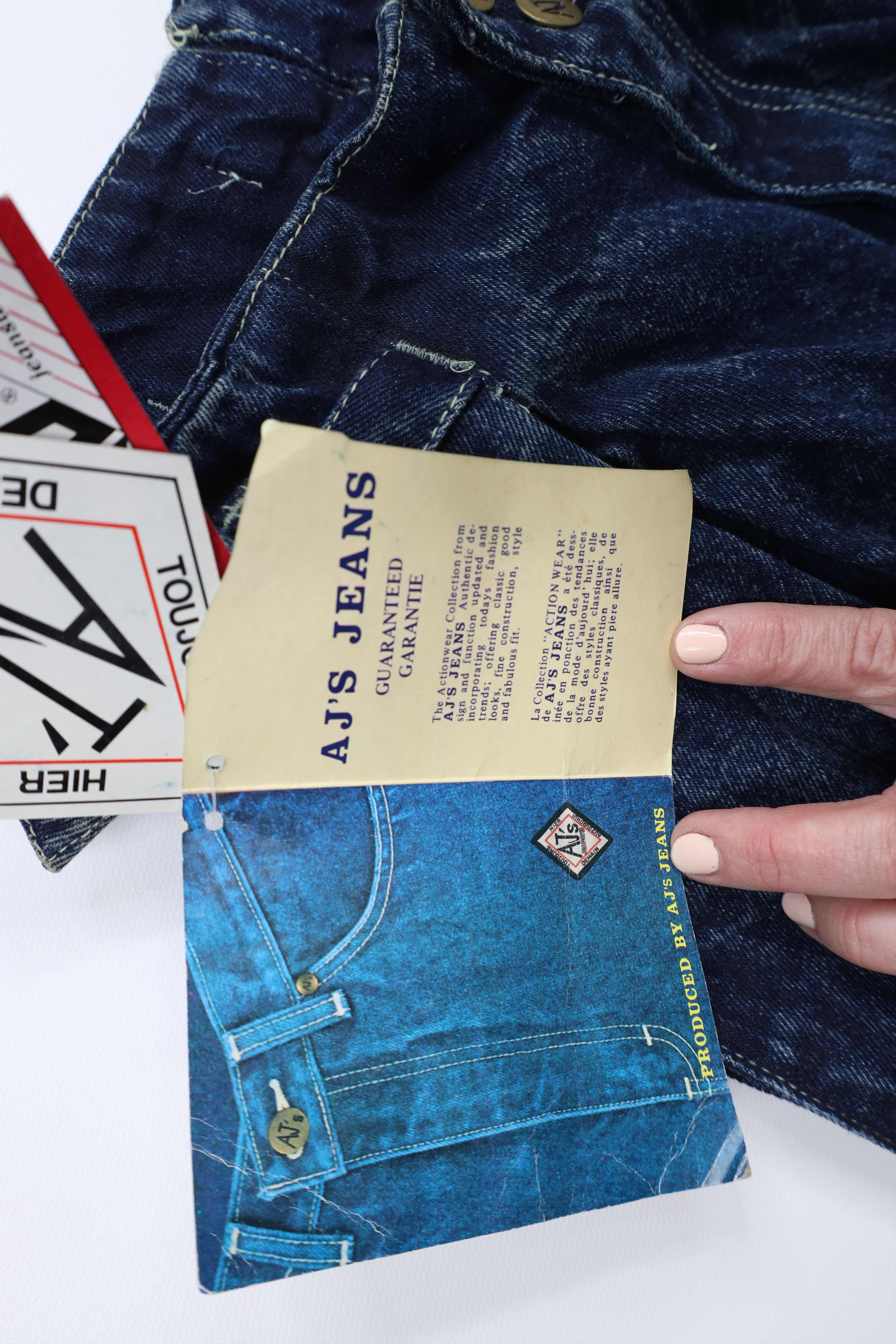 Vintage NOS Vintage 80s 90s Streetwear Acid Wash High Waisted Jeans Size 27" / US 4 / IT 40 - 10 Thumbnail