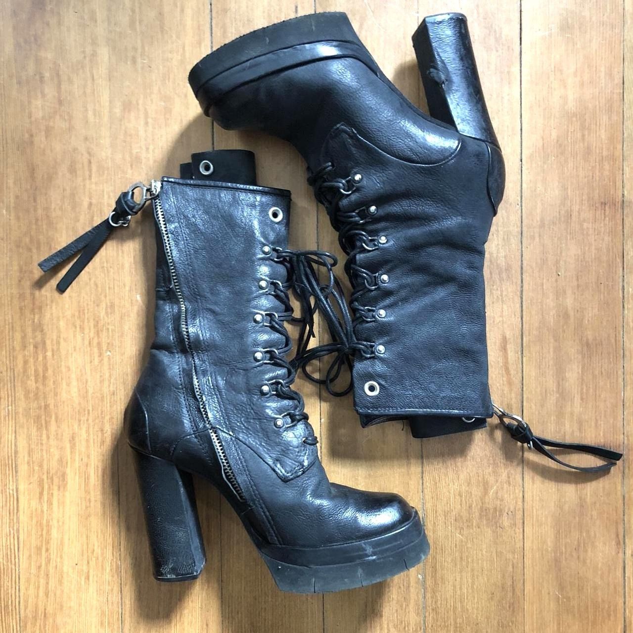 A.S.98 AS98 black leather boots (size 6) Size US 6 / IT 36 - 1 Thumbnail
