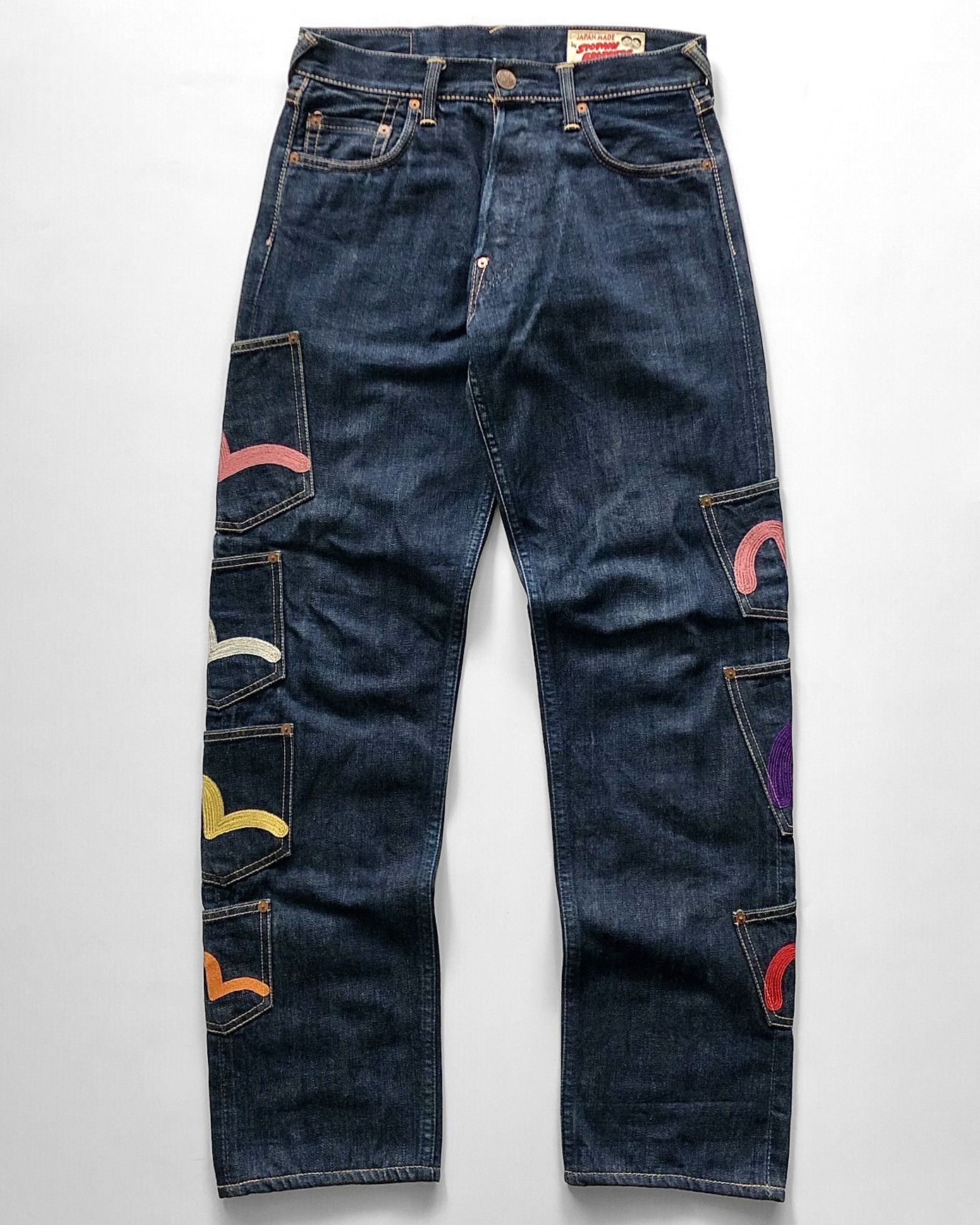 Evisu 2000s Evisu Multi Pocket Selvedge Denim Size US 28 / EU 44 - 2 Thumbnail