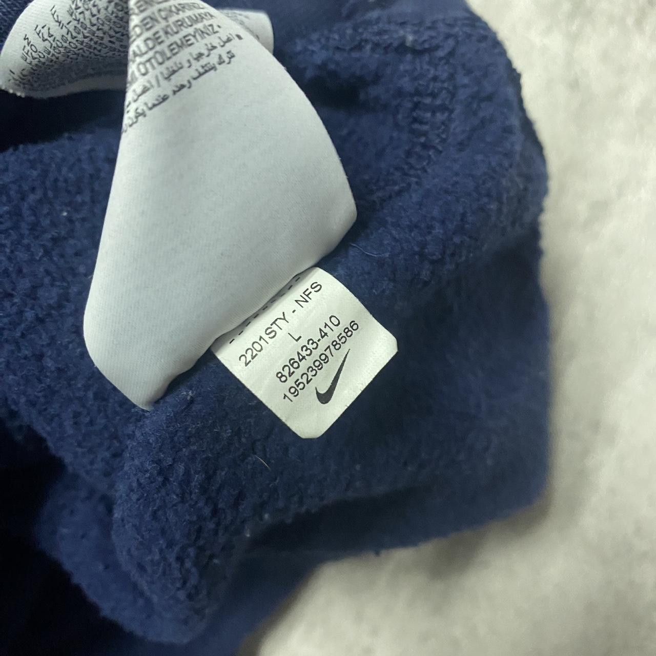 Nike Navy Nike hoodie with white embroidered logo #streetwear Size US L / EU 52-54 / 3 - 4 Thumbnail