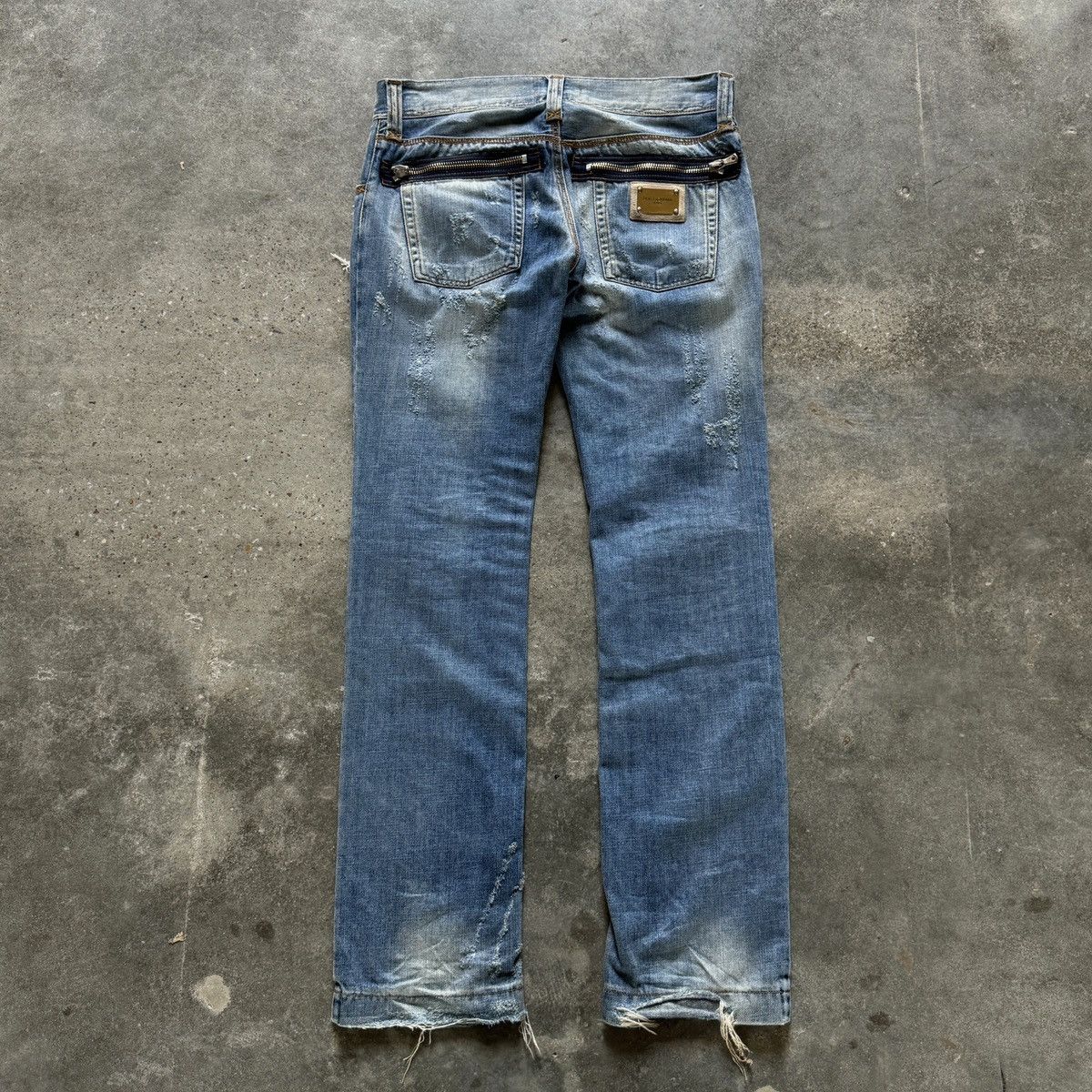Dolce & Gabbana Dolce & Gabbana Vintage Distressed Crash Denim Size US 34 / EU 50 - 9 Thumbnail