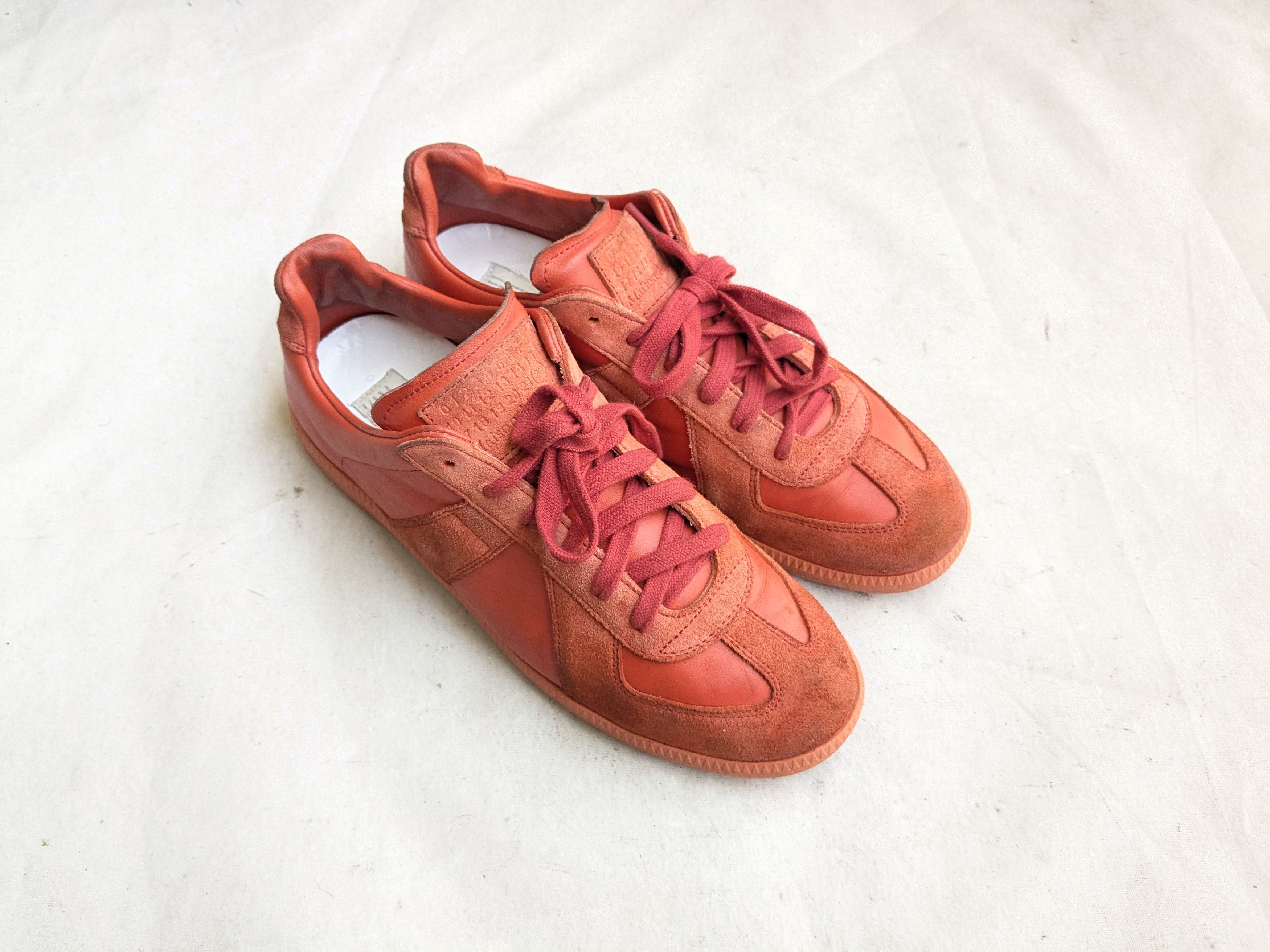 Maison Margiela GAT Replica Orange 41 Low Tops