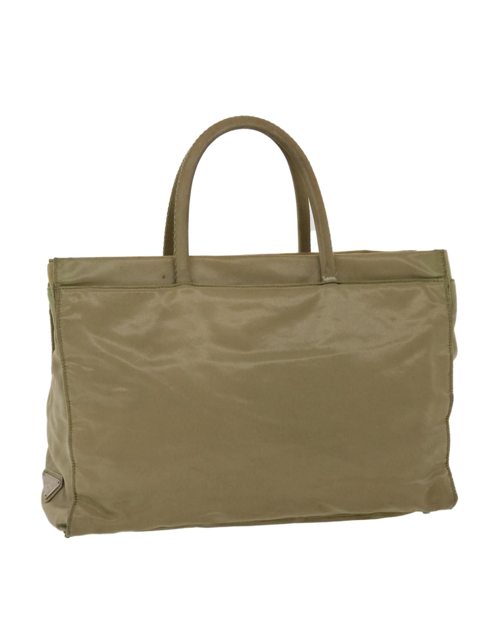 image of Khaki Synthetic Prada Handbag, Women's