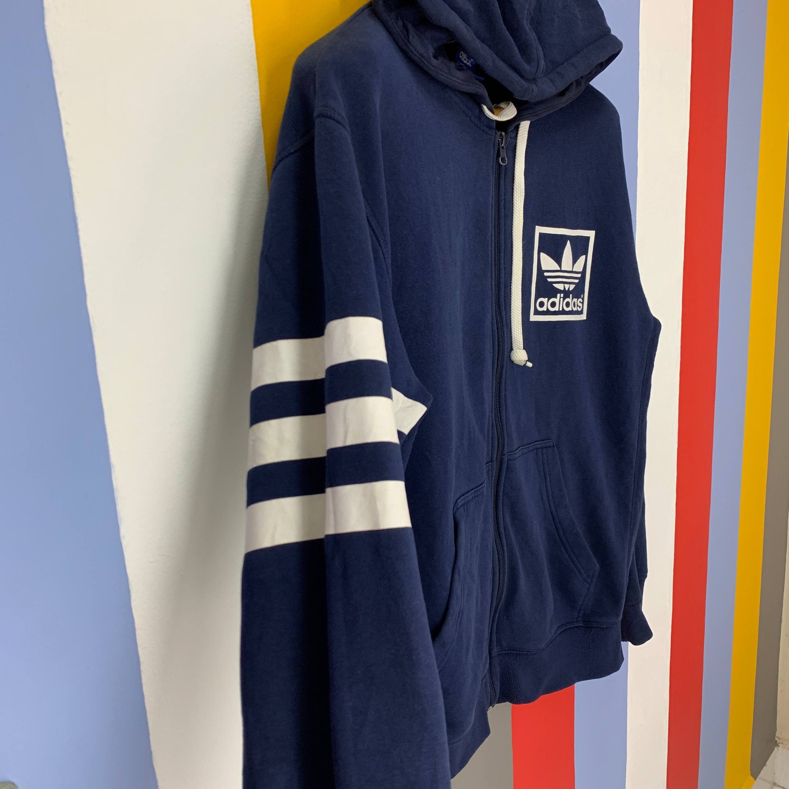 Adidas ADIDAS Ideal Zipper Hoodie #2569/U Size US L / EU 52-54 / 3 - 10 Thumbnail