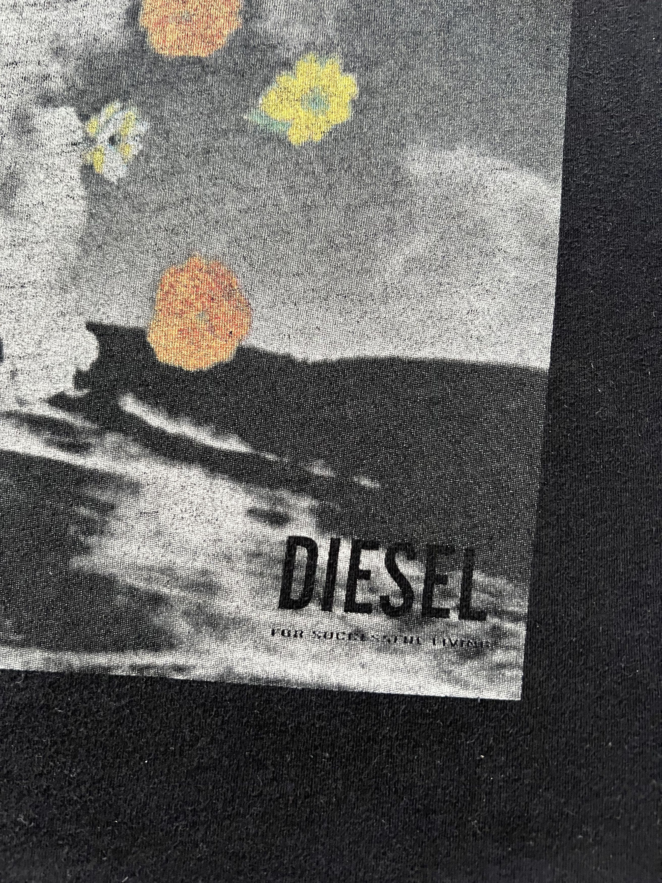 Diesel Diesel For Successful Living Black Tee Size US S / EU 44-46 / 1 - 7 Thumbnail