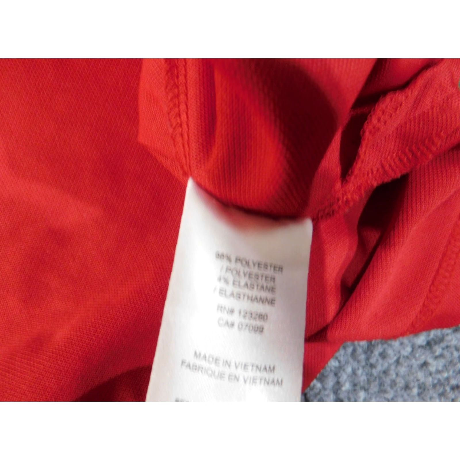 TravisMathew Travis Mathew Polo Mens Medium Red Stretch Geometric Golf Classic Shirt Size US M / EU 48-50 / 2 - 7 Thumbnail