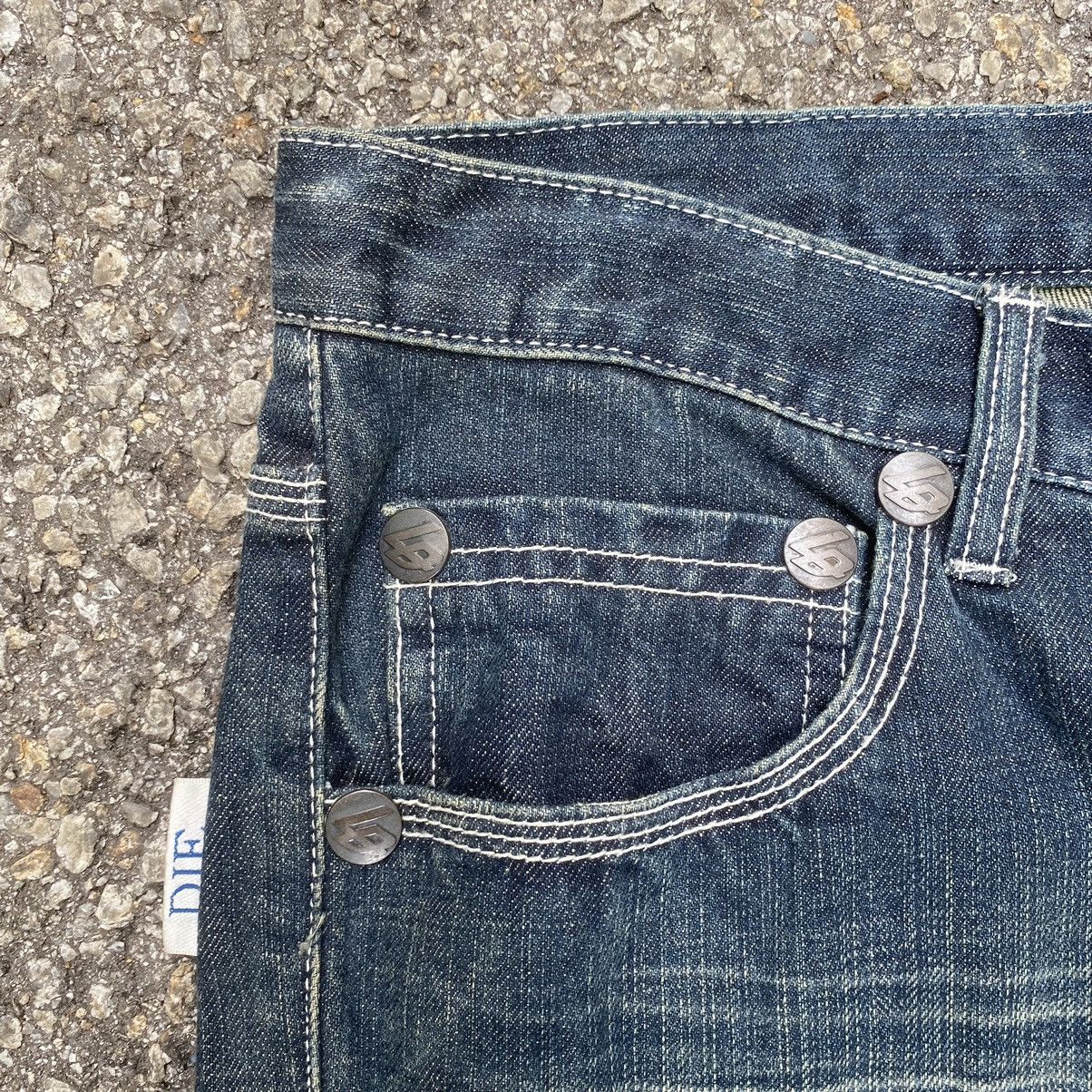 Kapital Japanese Distressed Denim Patchwork Jeans Recyclage Low Rise Size US 28 / EU 44 - 5 Thumbnail