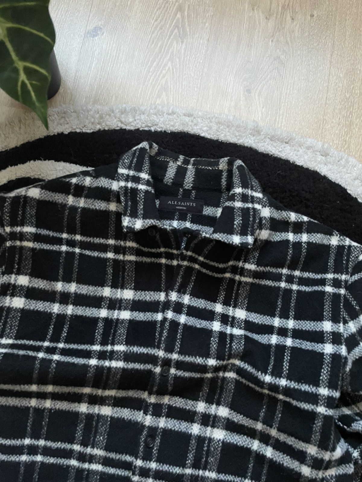 Allsaints ALLSAINTS STRIPPED FLANNEL OVERSHIRT Size US M / EU 48-50 / 2 - 2 Thumbnail