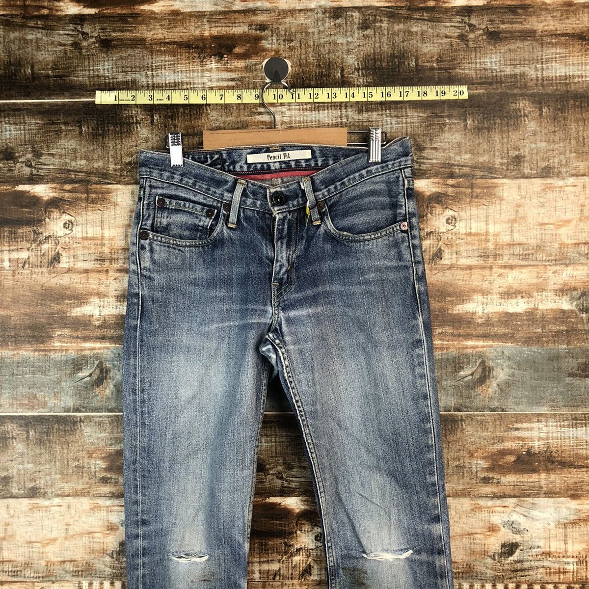 Levi's Levis Blue Distressed Denim Pants #A2076 Size US 29 - 4 Thumbnail