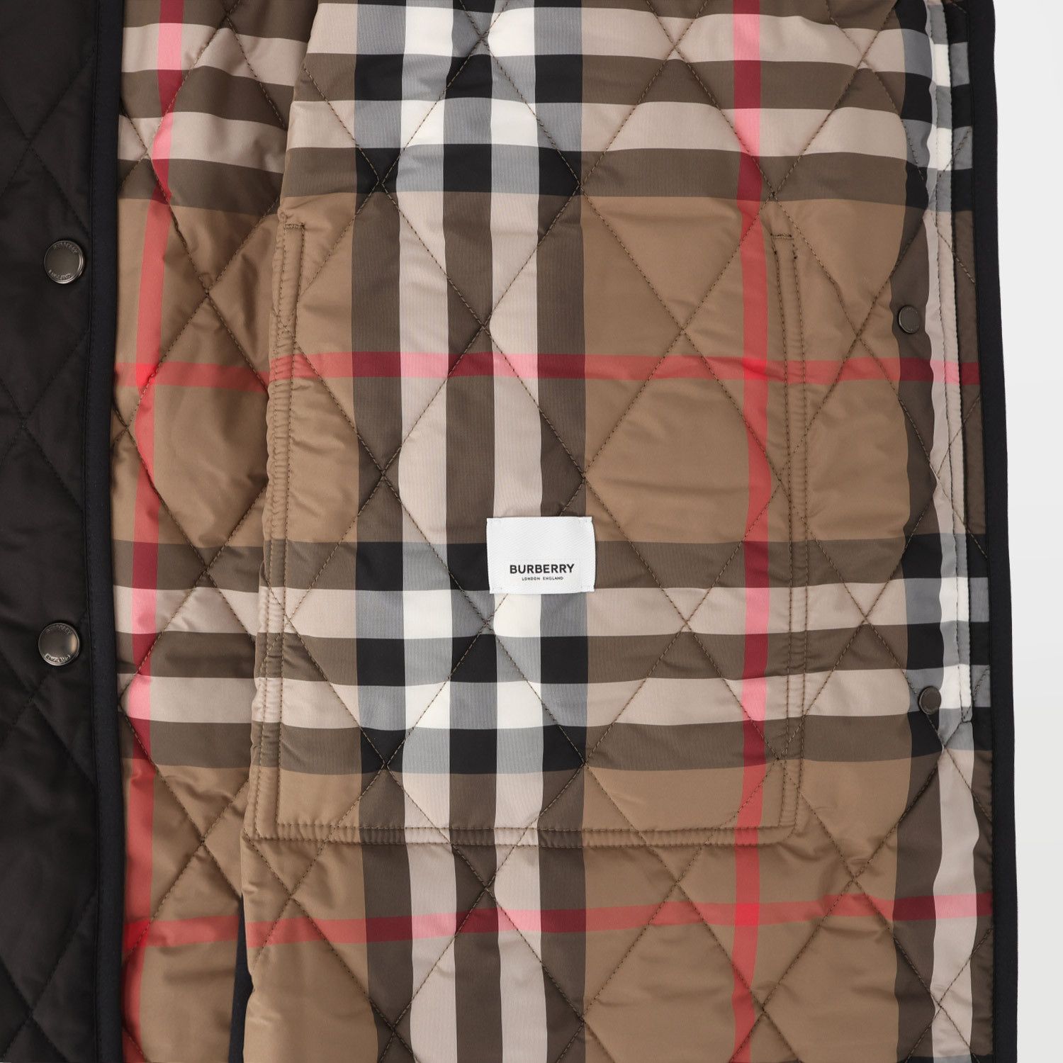 Burberry o1w1db10426 Quilted Long Jacket in Black Size XXS / US 00 / IT 34 - 8 Thumbnail