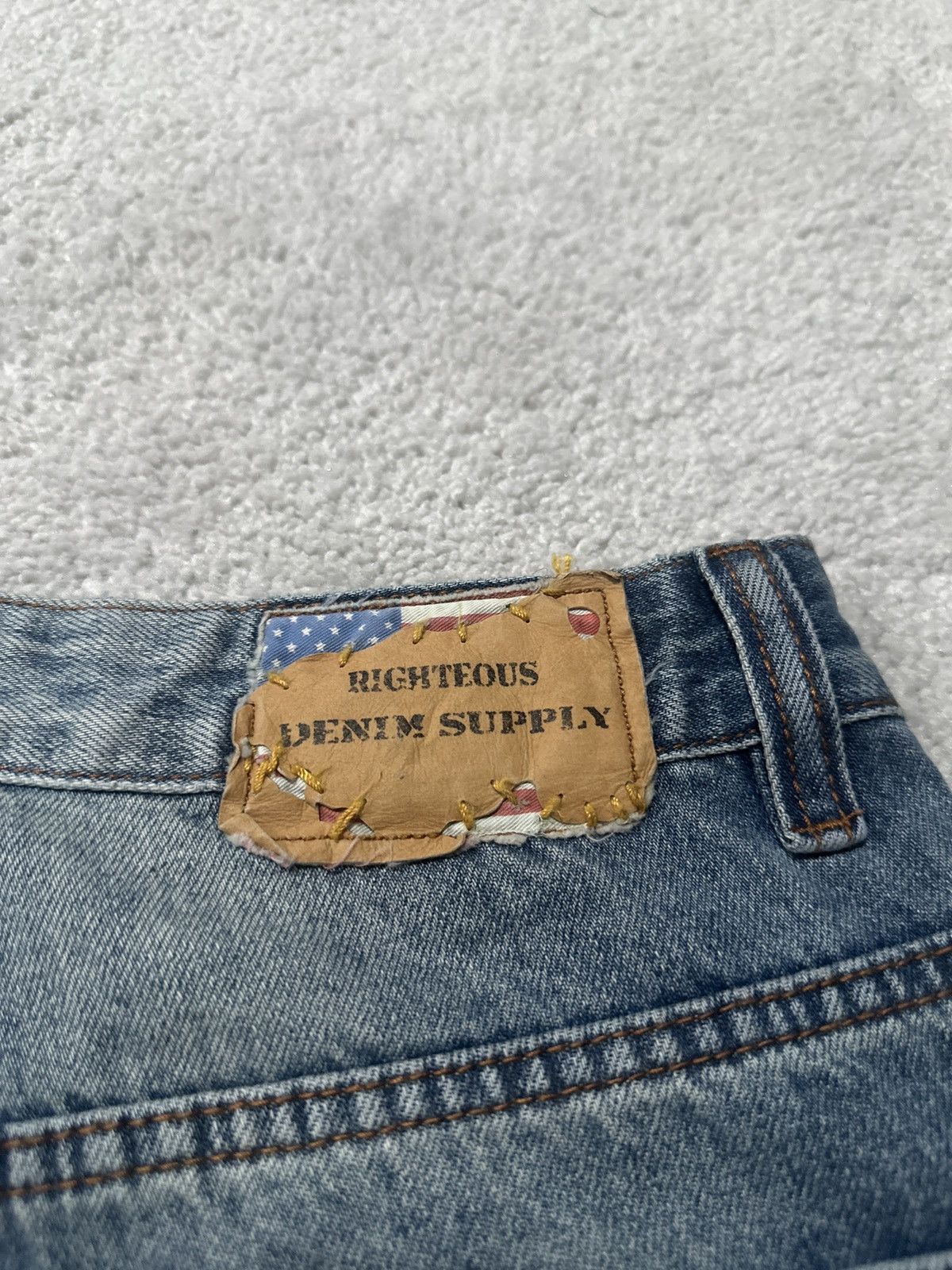 Other Righteous Pearl Denim Blue Shorts Size US 30 / EU 46 - 5 Thumbnail