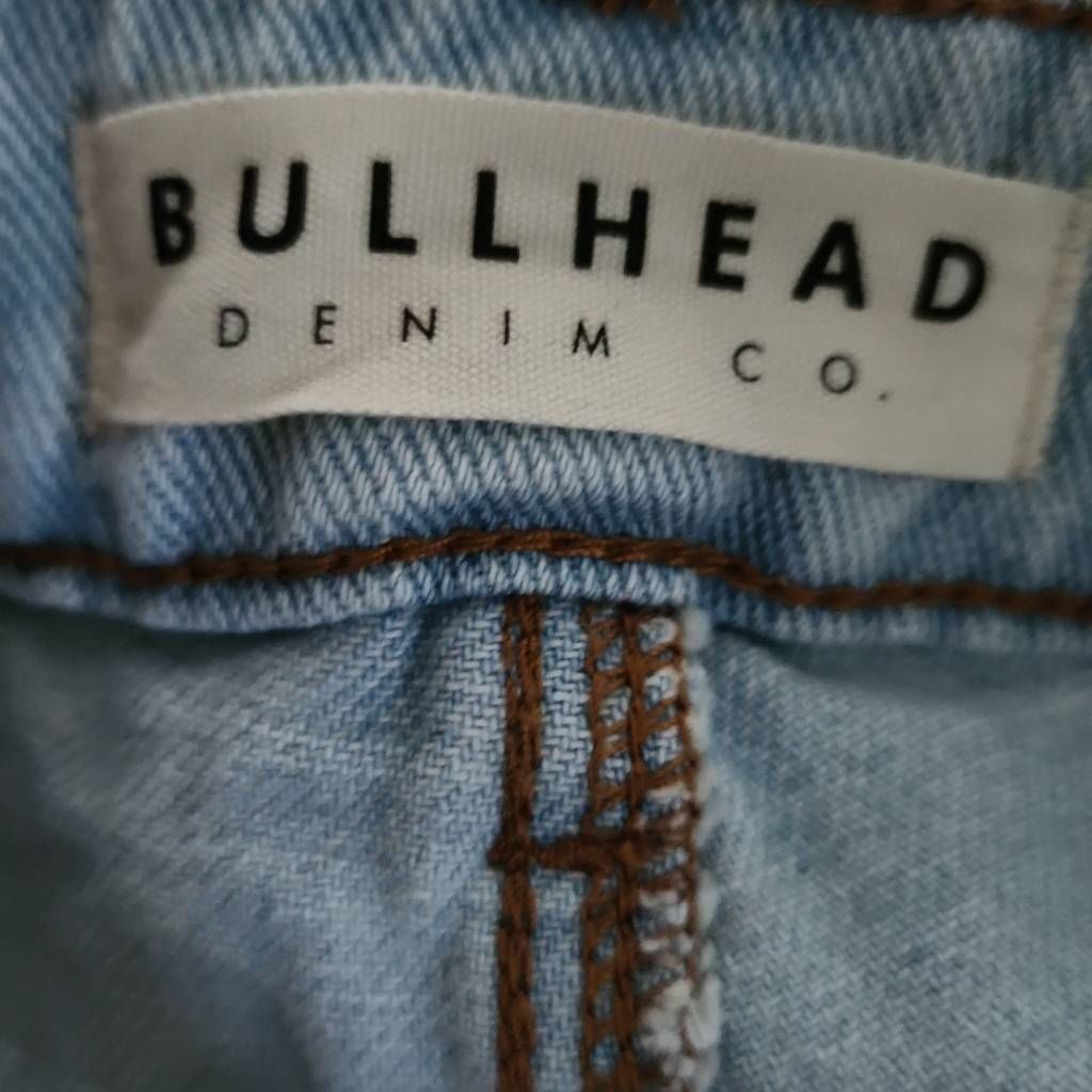 Bullhead Denim Co. Bullhead Denim Women's Size 9 Blue Button Front High Rise Sh Size 30" / US 8 / IT 44 - 6 Thumbnail