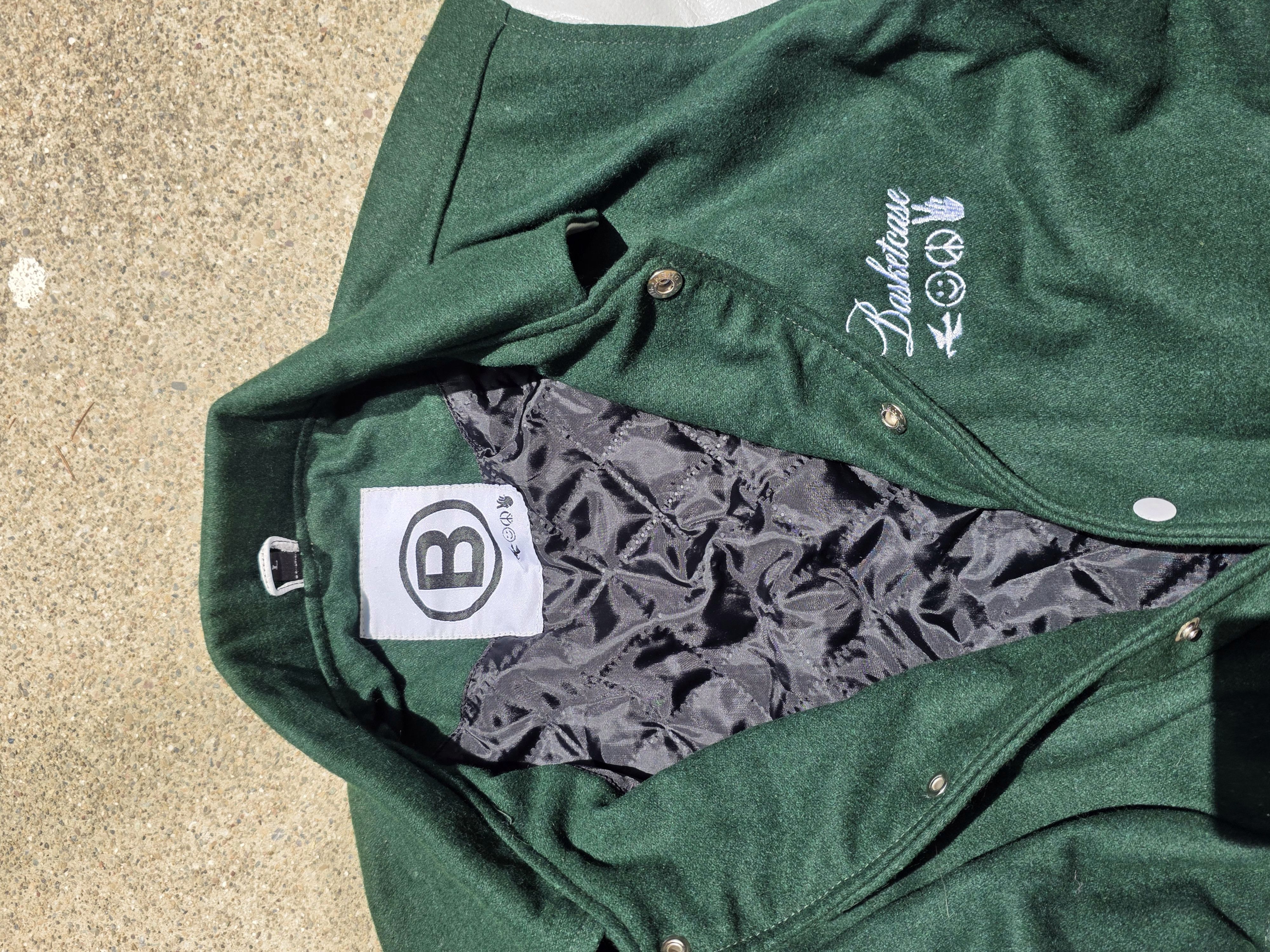 basketcase gallery BASKETCASE GALLERY CHEERLEADER LEATHER VARSITY GREEN Size US L / EU 52-54 / 3 - 3 Thumbnail