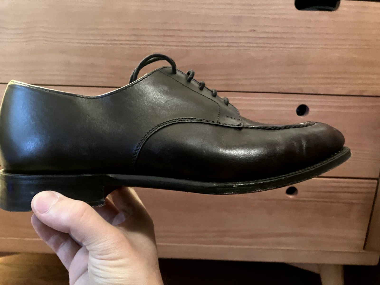 Tricker's Abingdon Museum Calf Split-toe Derby Size US 8.5 / EU 41-42 - 2 Thumbnail