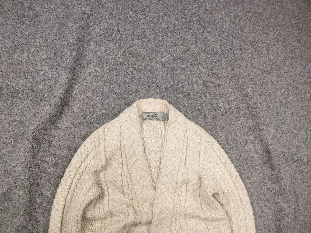 Aran Crafts Aran Crafts soft wool Cable Knit Cardigan Sweater Vintage Size L / US 10 / IT 46 - 1 Thumbnail