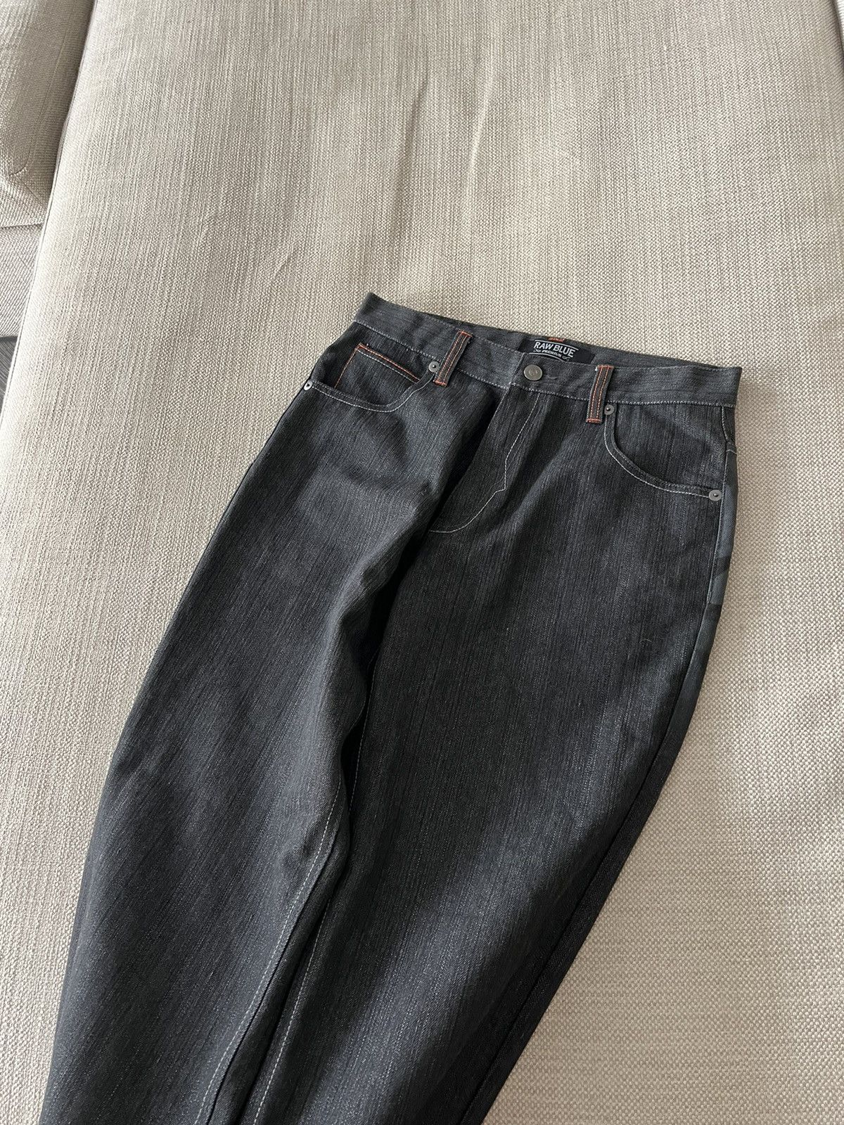 Vintage Vintage 💥 Raw Blue Ganja Pants Jeans Size US 34 / EU 50 - 12 Thumbnail