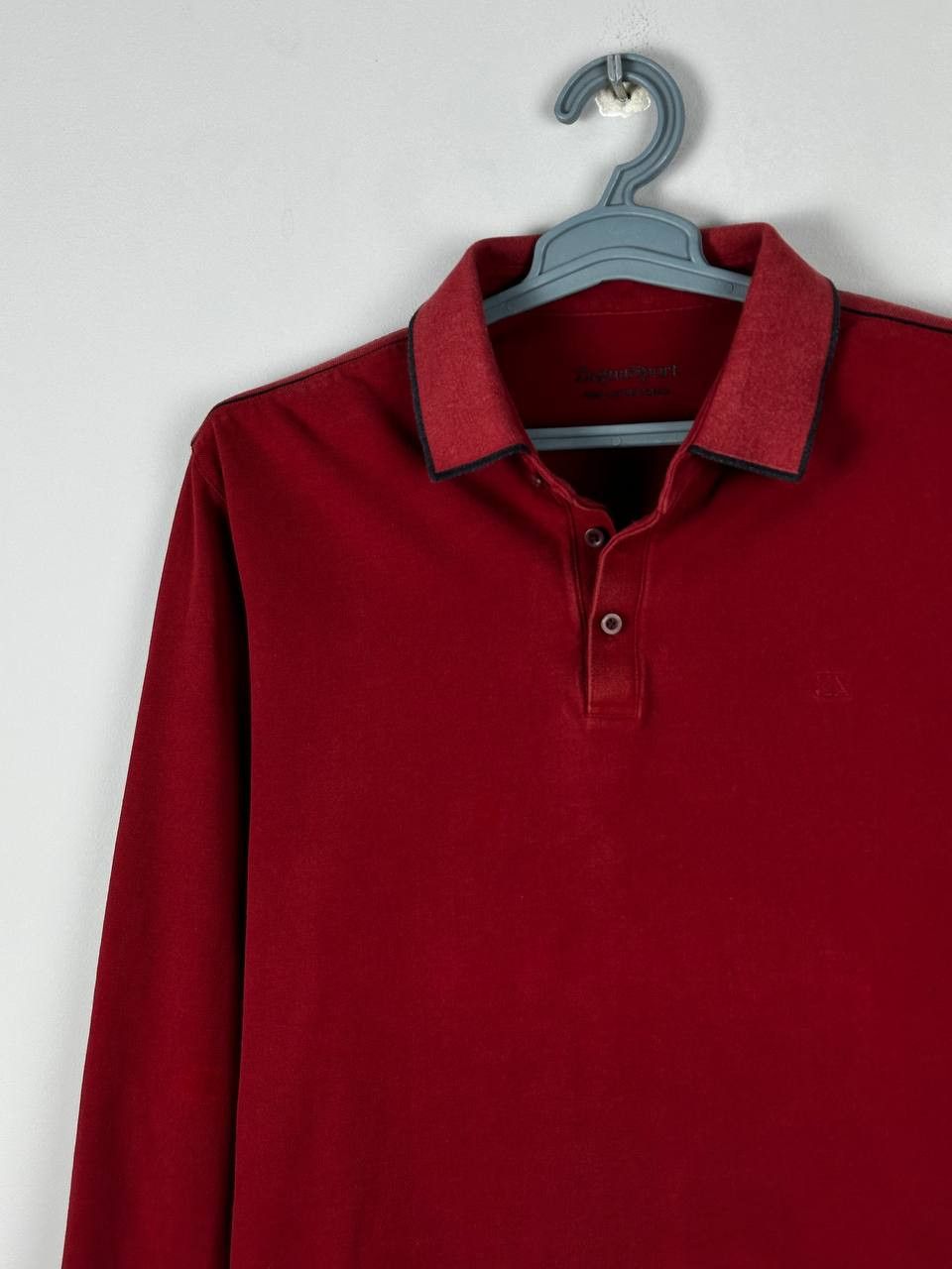 Ermenegildo Zegna Ermenegildo Zegna Sport Long Sleeve Polo Size US L / EU 52-54 / 3 - 3 Thumbnail