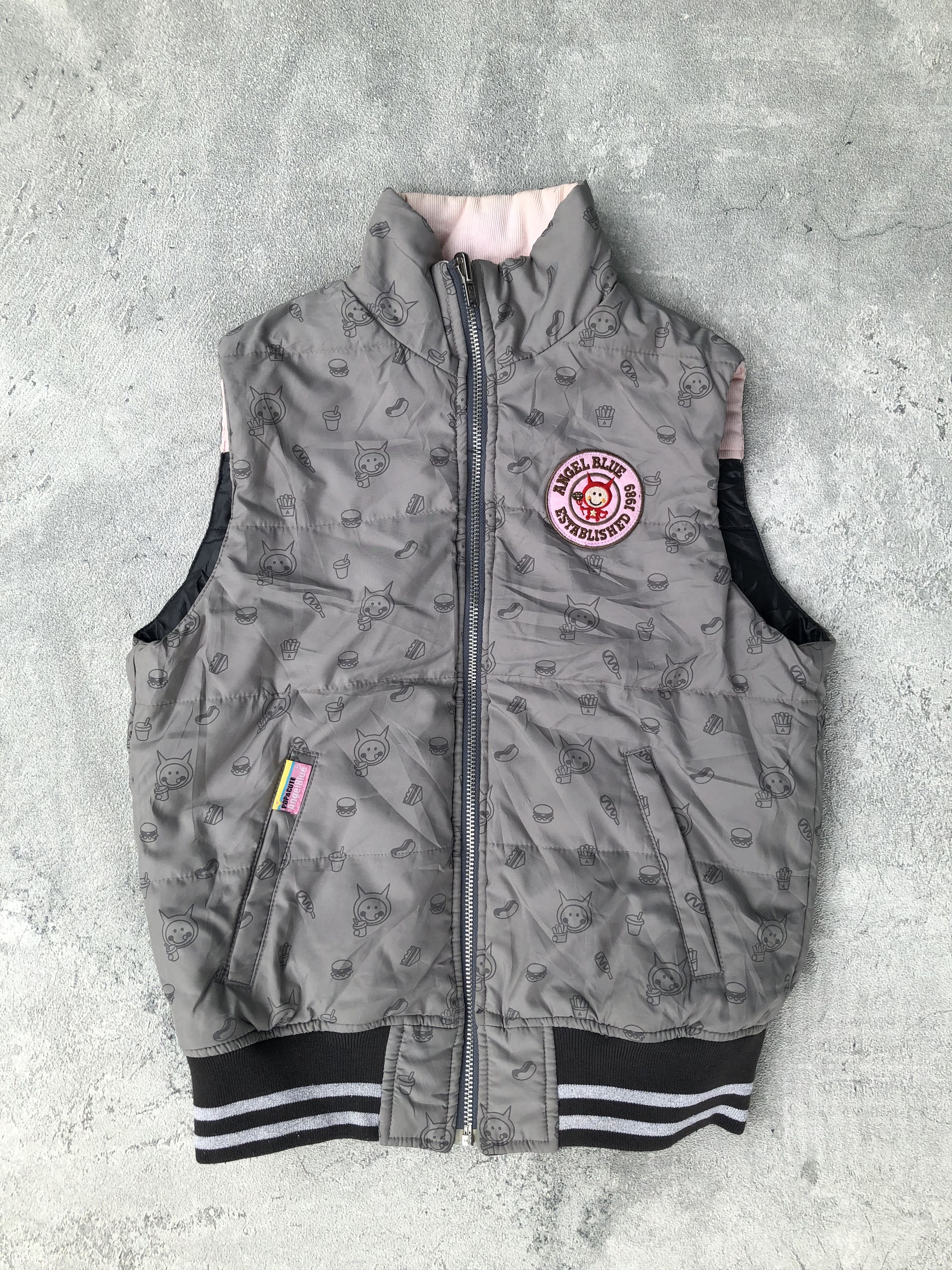 Angel Blue × Japanese Brand Angel Blue Revesible Vest Jacket Size S / US 4 / IT 40 - 9 Thumbnail