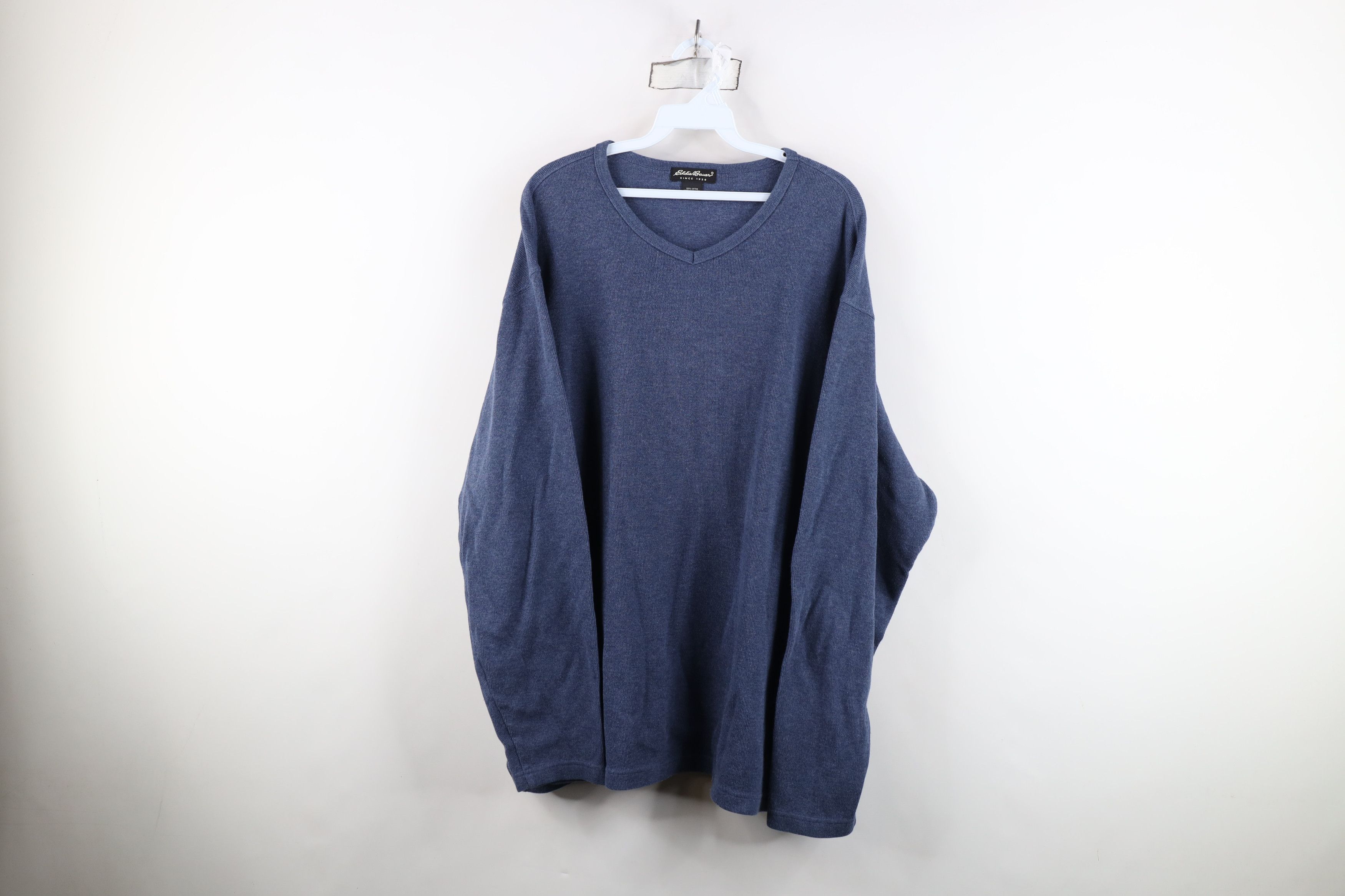 Vintage 90s Eddie Bauer Ribbed Knit Long Sleeve T-Shirt