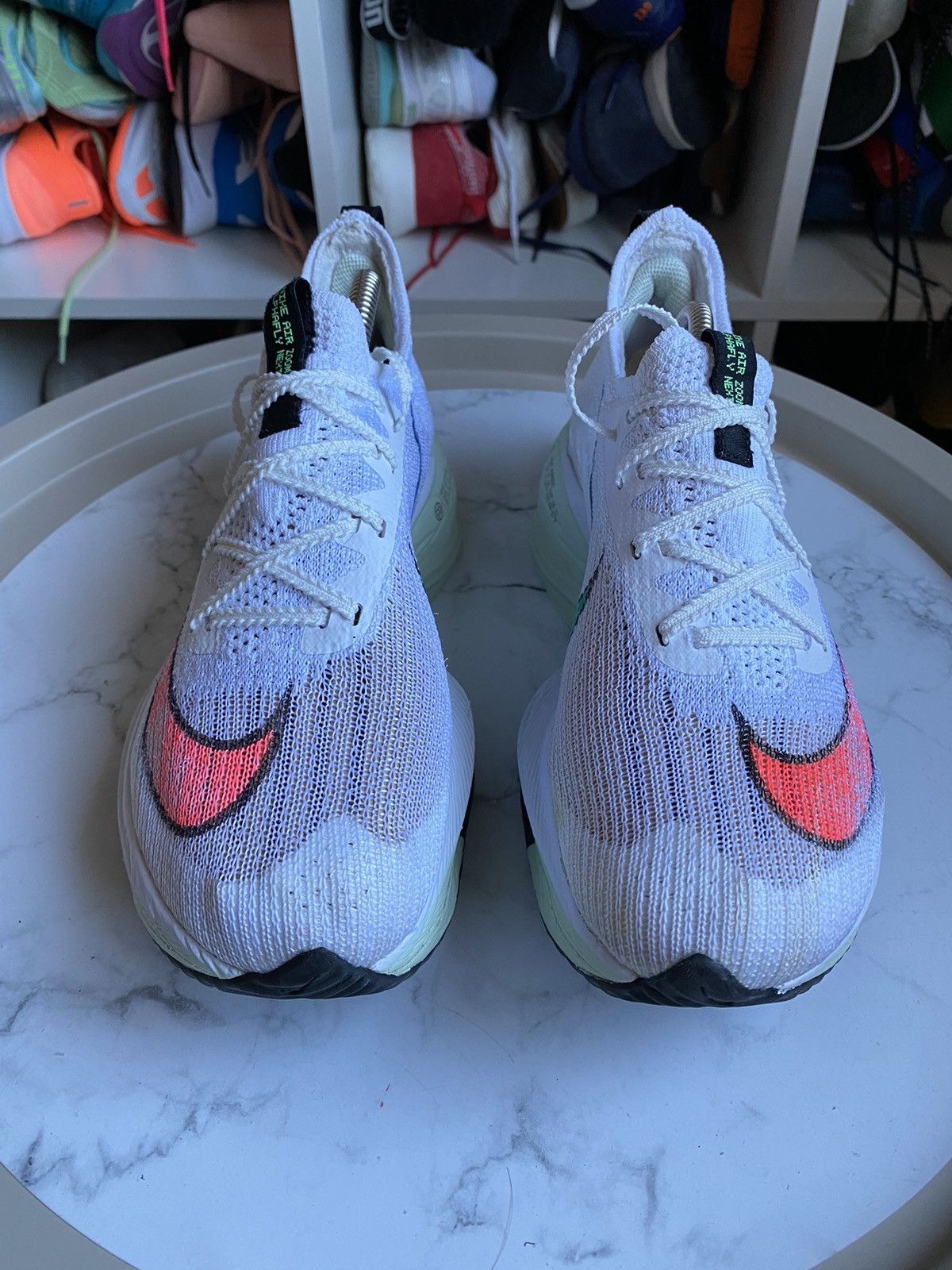 Nike Womans Nike Air Zoom Alphafly Next% Low Top Running Sneakers Size US 7.5 / IT 37.5 - 3 Thumbnail