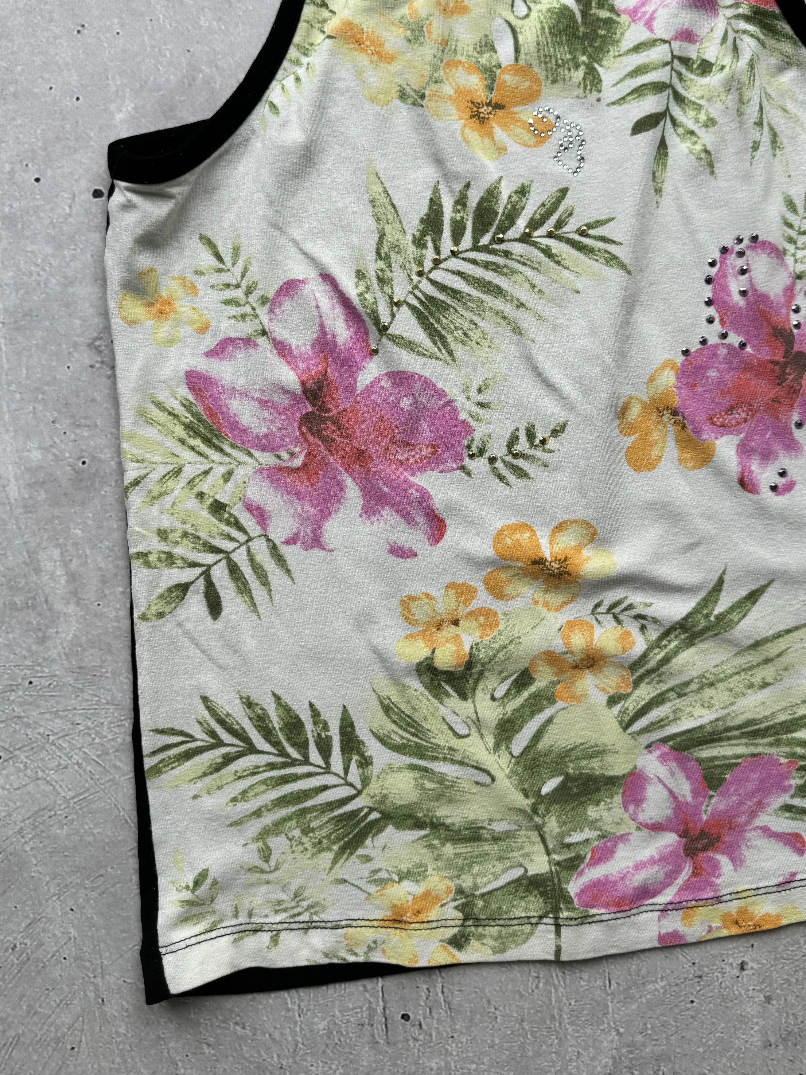 Vintage Dolce & Gabbana Vintage Printed Tank Top Size M / US 6-8 / IT 42-44 - 2 Thumbnail