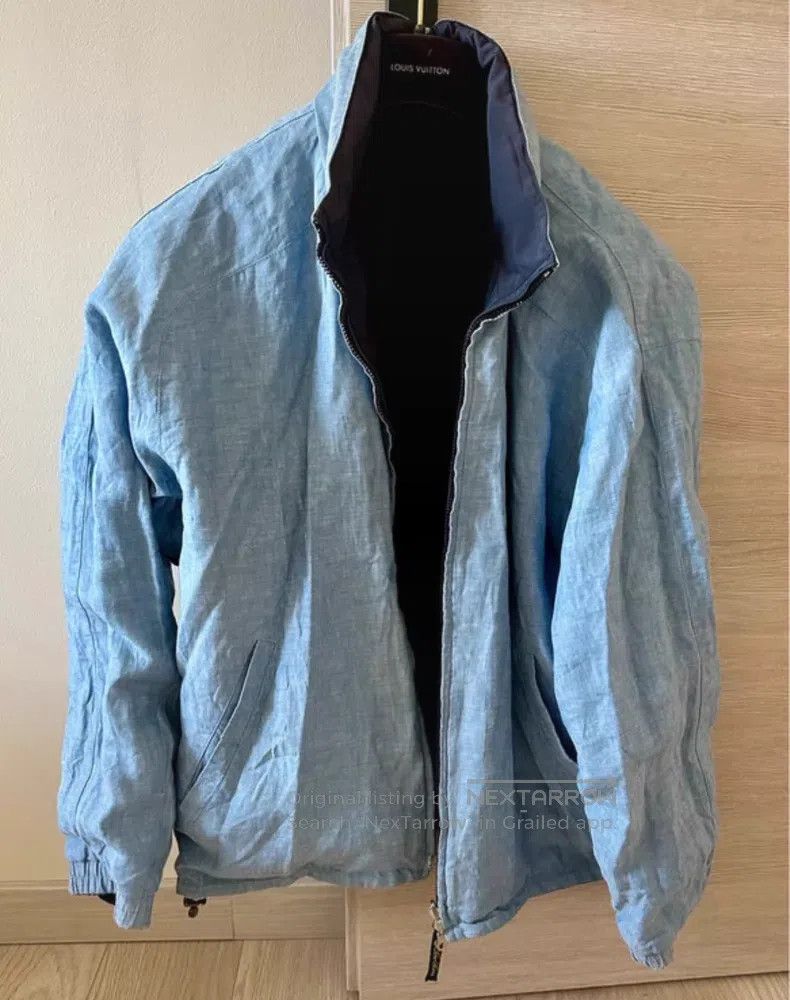 Loro Piana Loro Piana Blue tech material light blue double-sided wind Size US XL / EU 56 / 4 - 3 Thumbnail