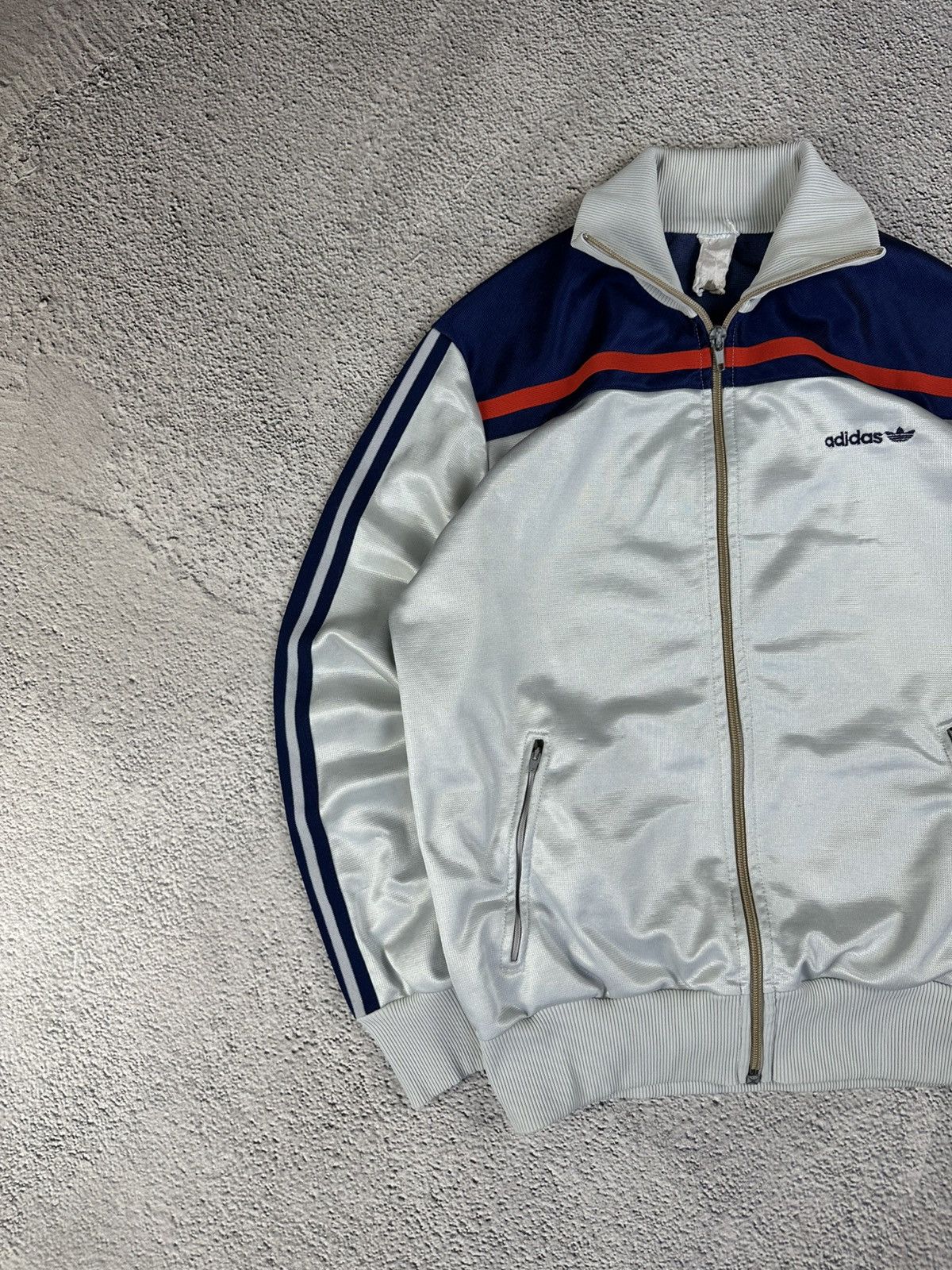 Adidas × Vintage Vintage Adidas Germany Olympic Zip Hoodie Soccer Jersey 90s Size US S / EU 44-46 / 1 - 3 Thumbnail