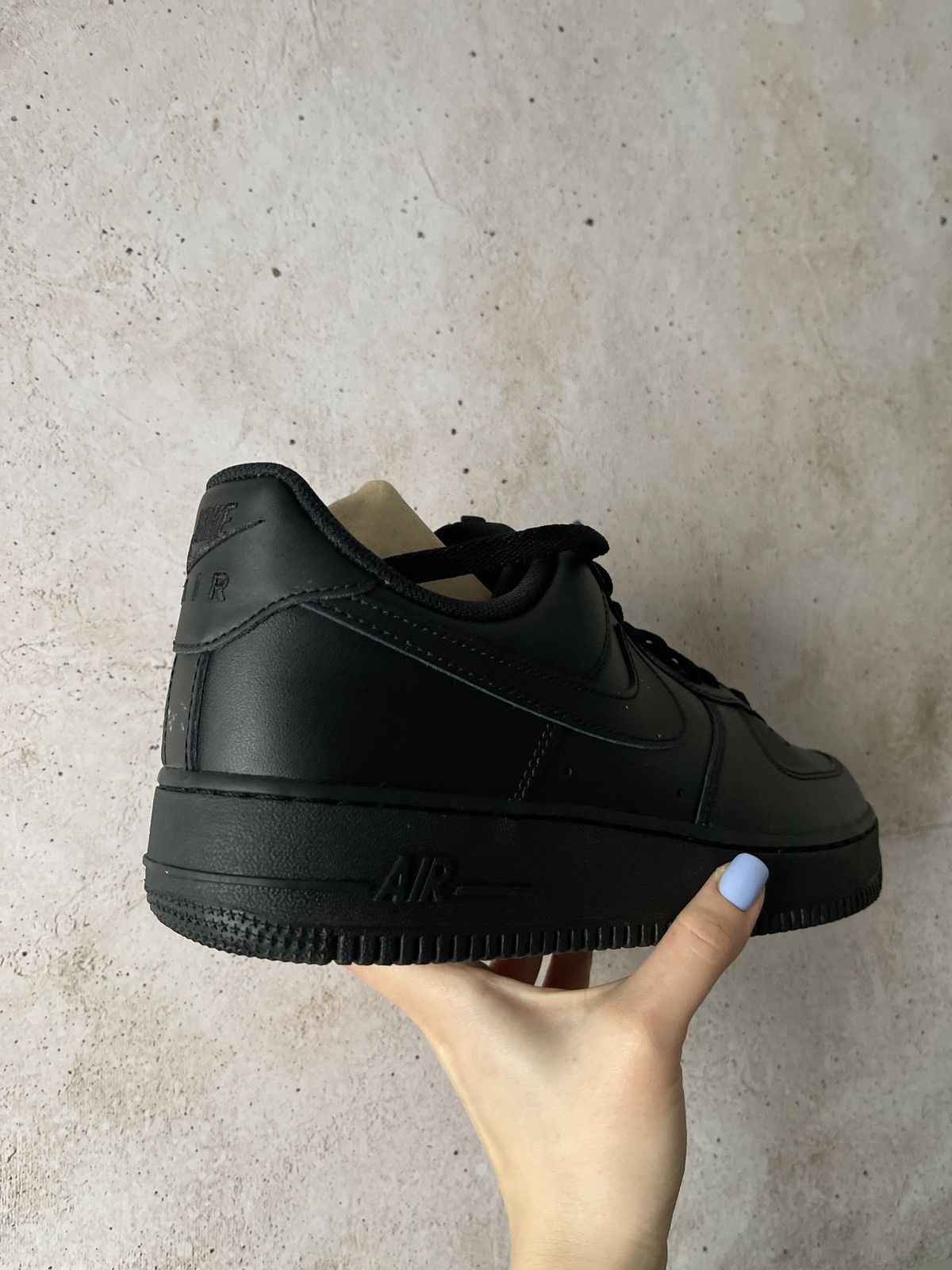 Nike Classic Sneakers Nike Air Force 1 Low '07 triple Black Size US 9.5 / EU 42-43 - 5 Thumbnail