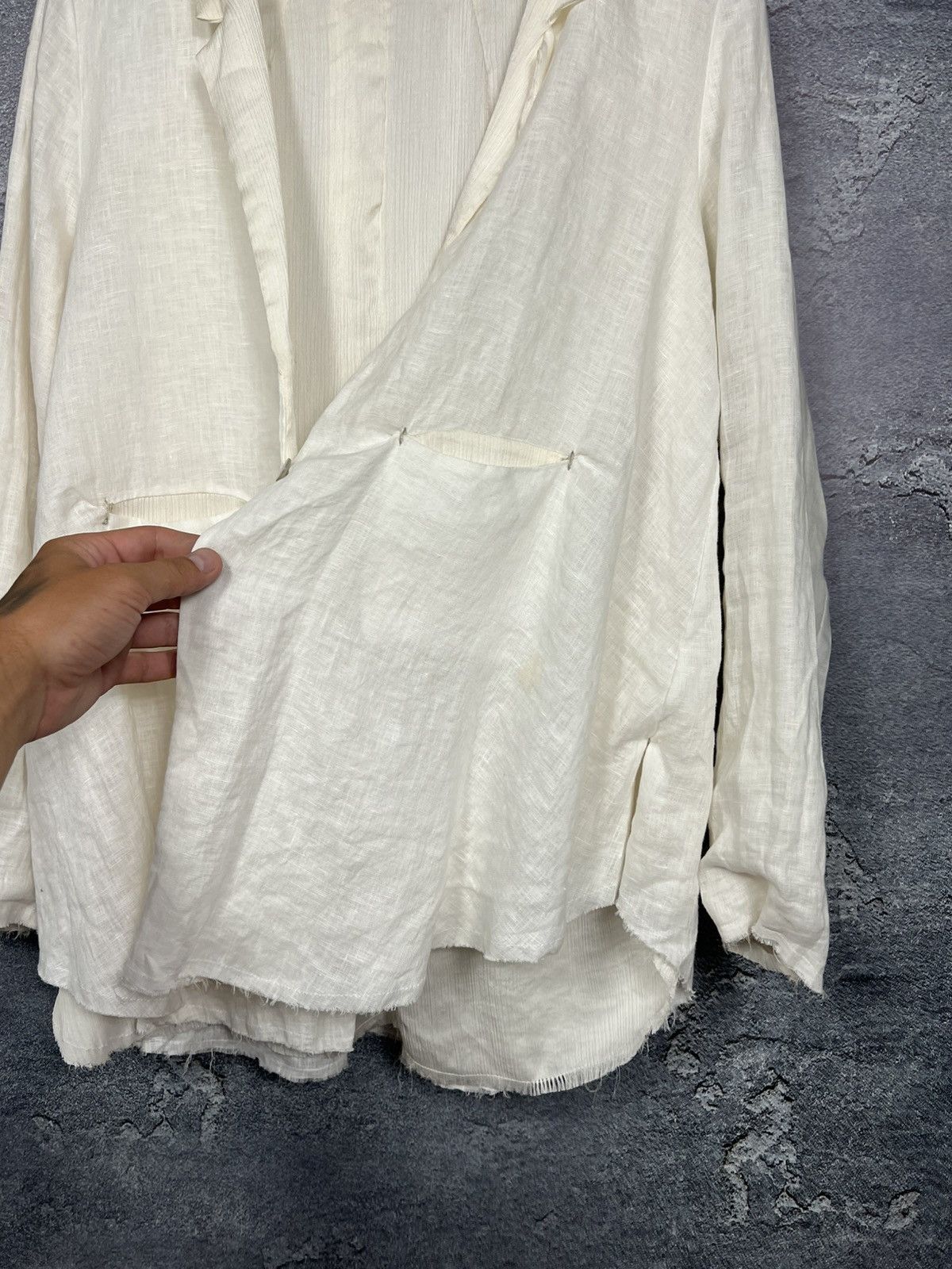 Transit Transit Par-Such Linen Double Button Blazer Jacket Size M / US 6-8 / IT 42-44 - 12 Thumbnail