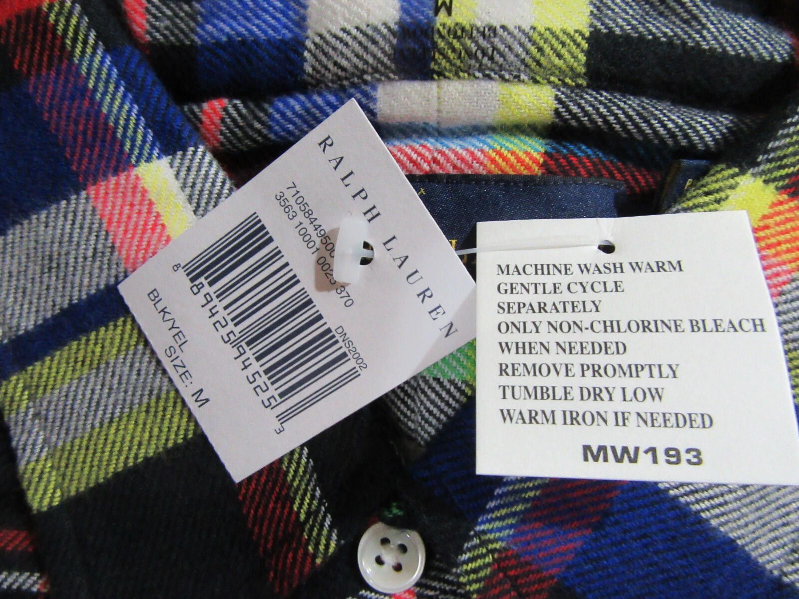 Polo Ralph Lauren Polo Ralph Lauren Mens Flannel Button Down Shirt Plaid Size US M / EU 48-50 / 2 - 4 Thumbnail