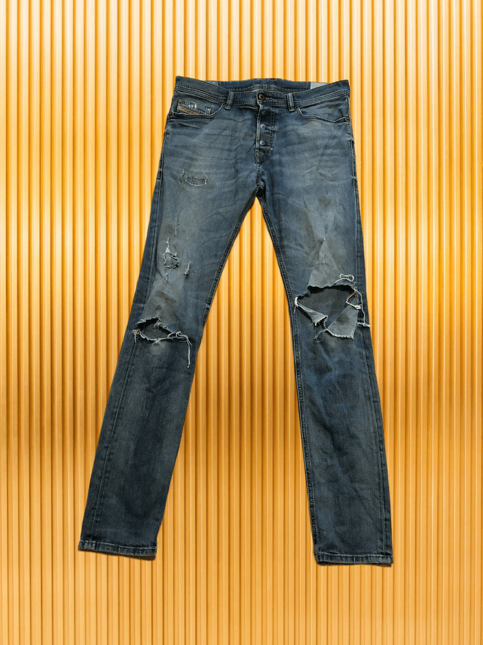 Diesel jeans blue Y2K vintage Diesel logo size 33 denim pants Size US 33 - 1 Thumbnail