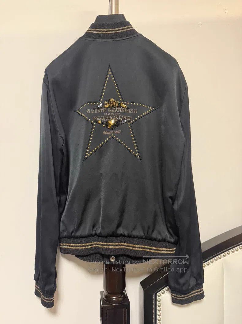 Saint Laurent Paris Saint Laurent Paris Hollywood Silk Jacket Size US M / EU 48-50 / 2 - 2 Thumbnail