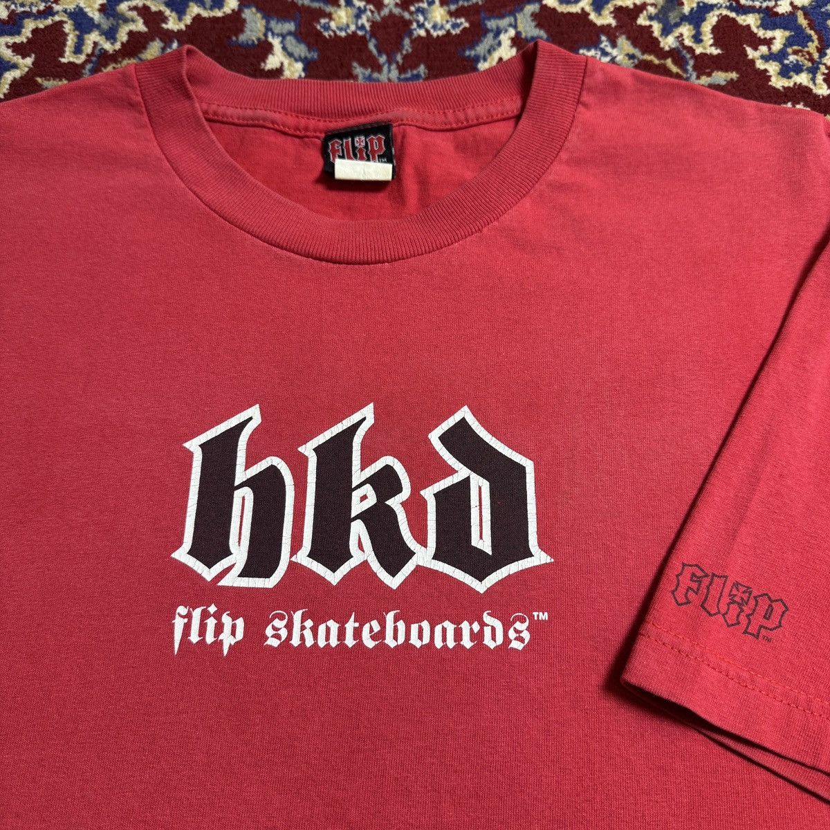 Flip Skateboards Vintage 2000s Flip skateboards HKD Hell Killed Demons tee Size US XL / EU 56 / 4 - 1 Thumbnail