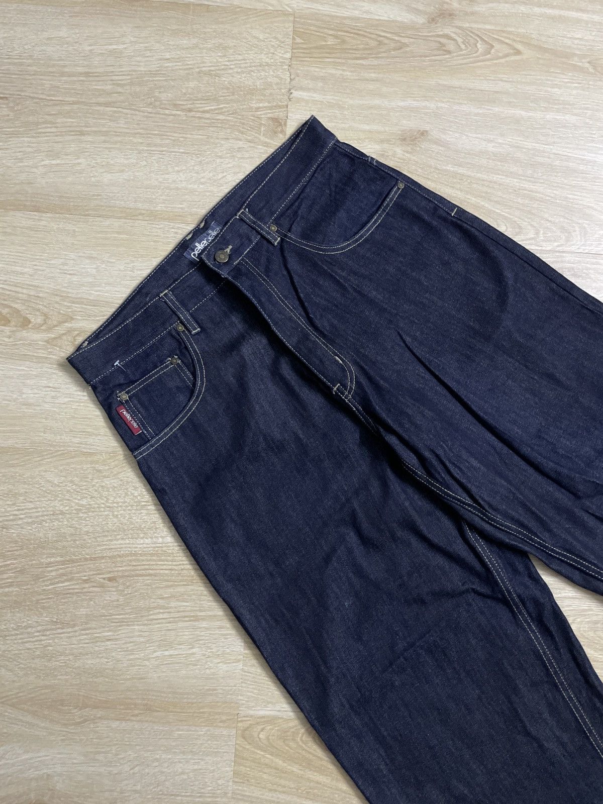 Marc Buchanan × Pelle Pelle × Vintage Vintage Pele Pele X Marc Buchanan Baggy denim pants Size US 34 / EU 50 - 3 Thumbnail
