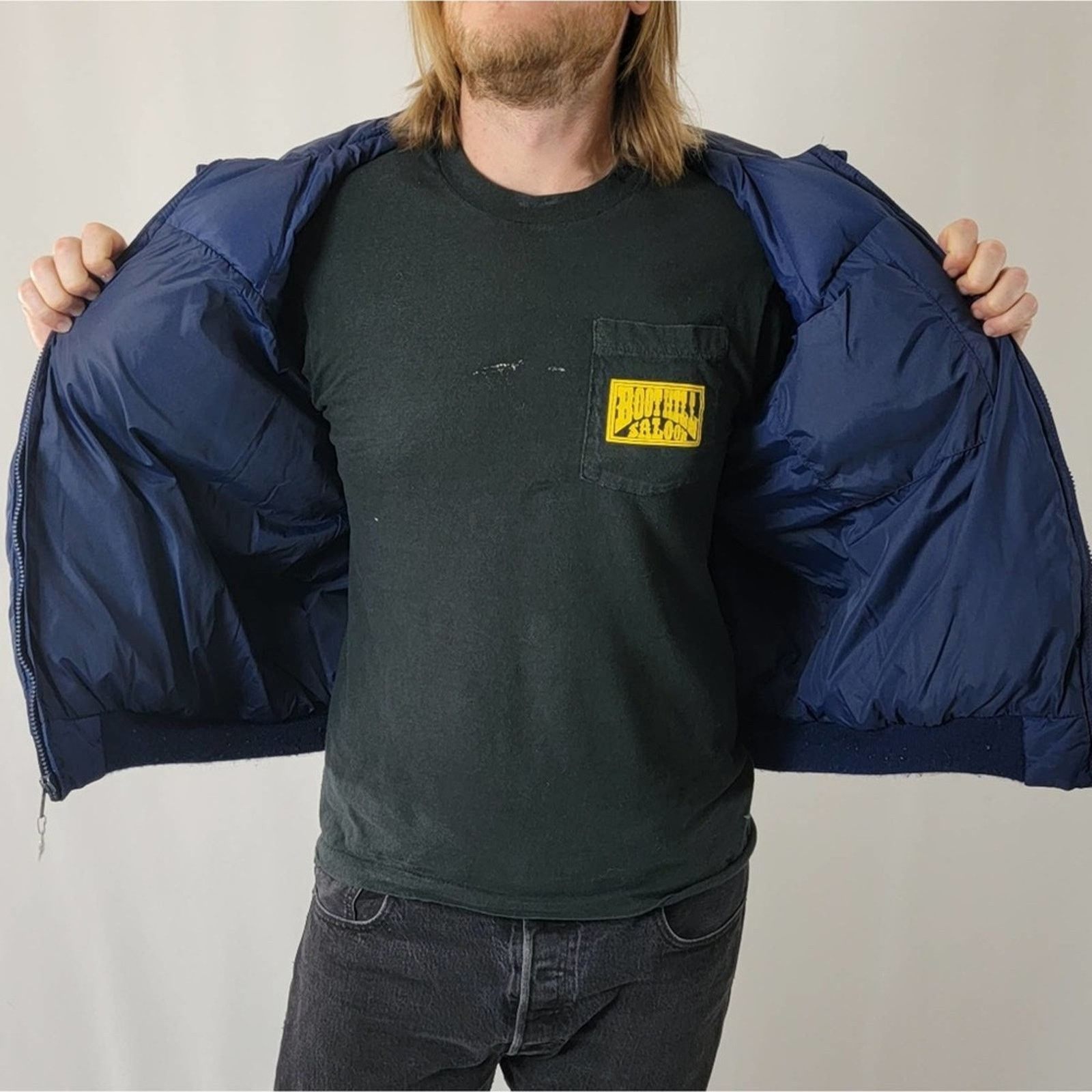 Vintage Vintage 90s Gerry Ski Snowboard Puffer Down Coat Size US L / EU 52-54 / 3 - 4 Thumbnail