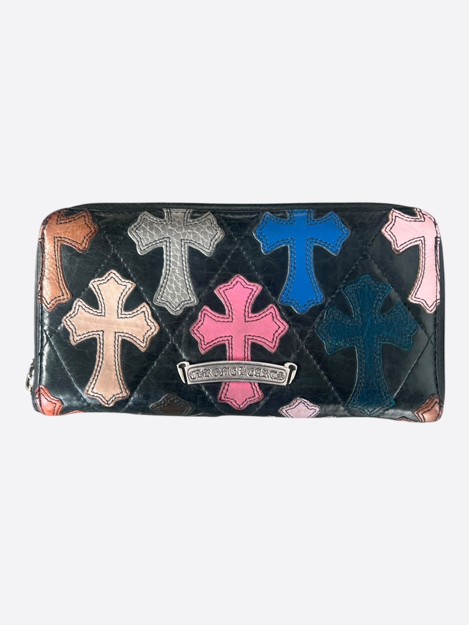 Chrome Hearts Chrome Hearts Black Multicolor Cross Patch Wallet Size ONE SIZE - 2 Thumbnail