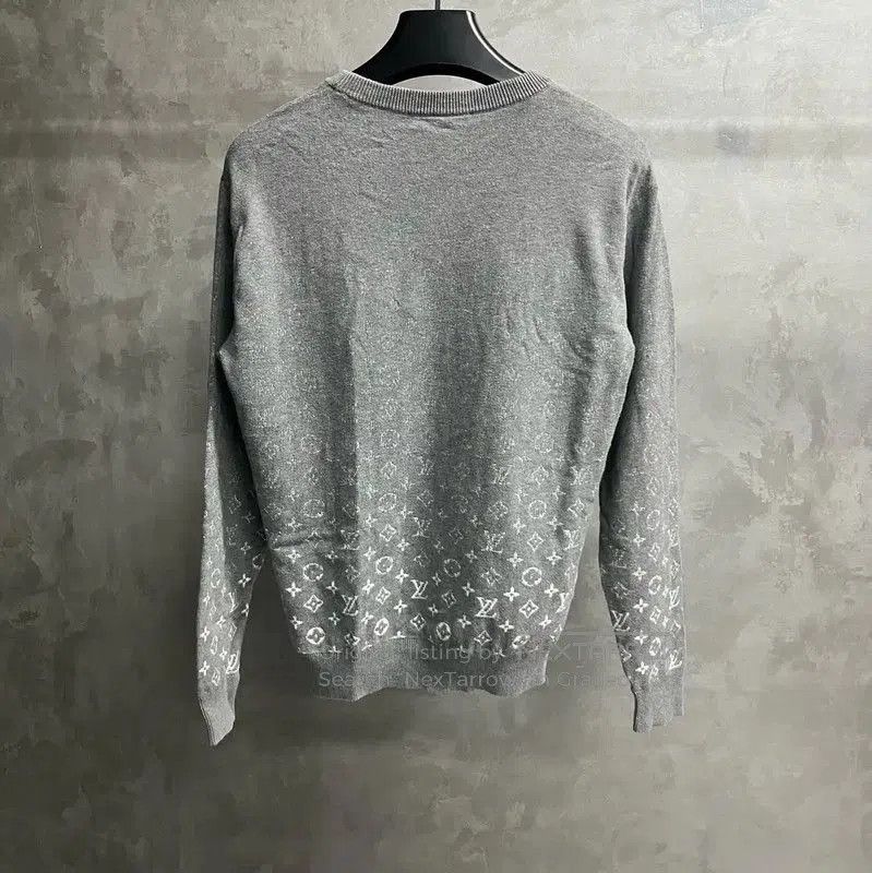 Louis Vuitton Louis Vuitton Gray Wool Men's Sweater . Size US S / EU 44-46 / 1 - 2 Thumbnail