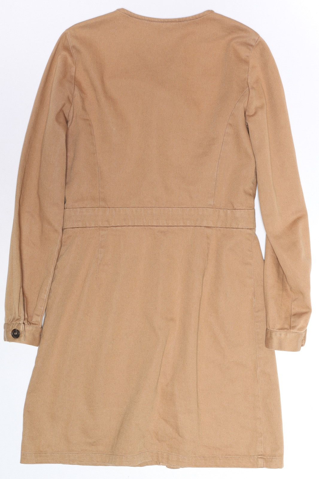 A.P.C. APC Cotton Beige Mid Dress Buttons a.p.c. Size XS / US 0-2 / IT 36-38 - 6 Thumbnail