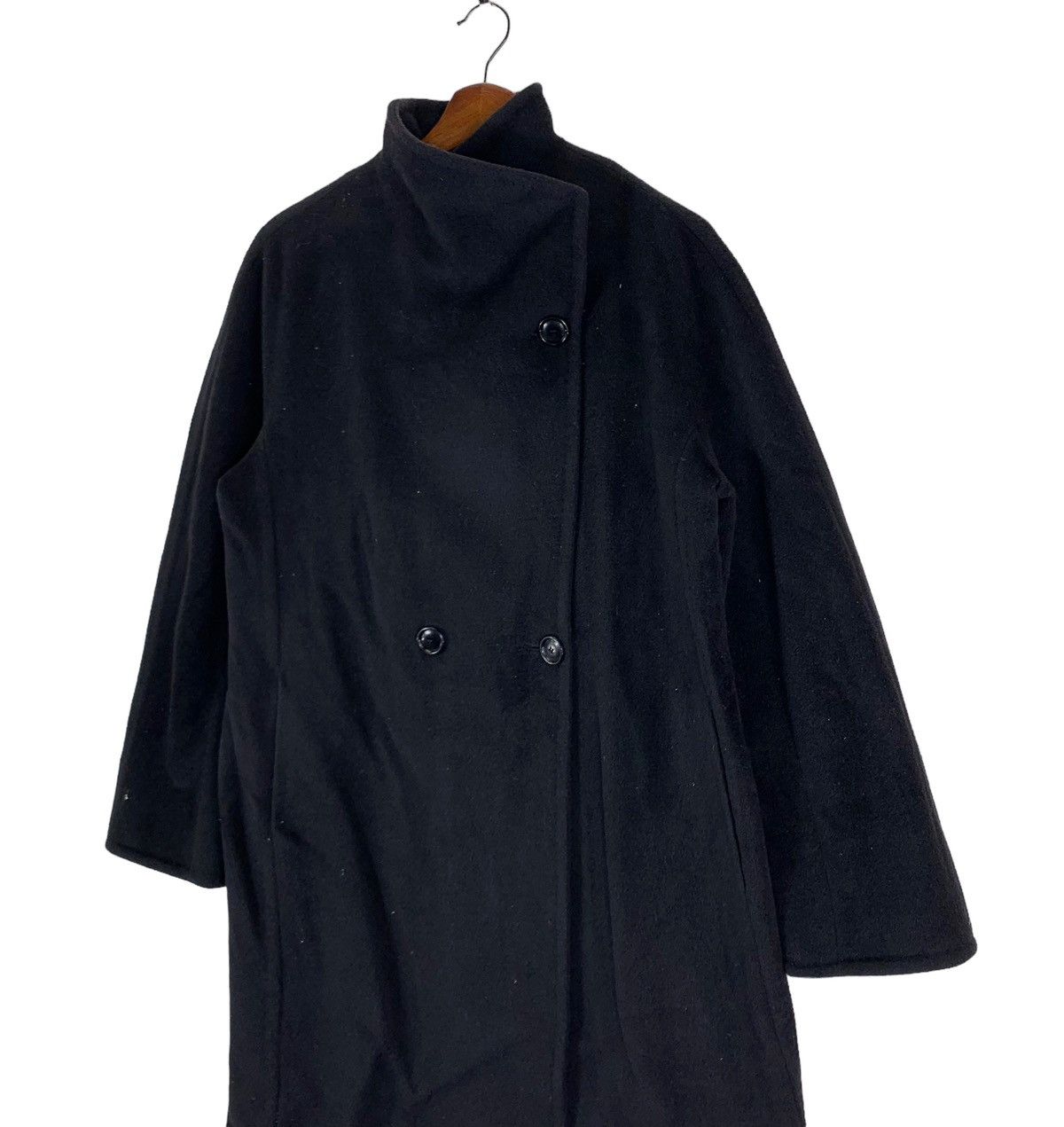 Max Mara × Weekend Max Mara VINTAGE DESIGNER MAX MARA LONG COAT WOOL Size XS / US 0-2 / IT 36-38 - 3 Thumbnail