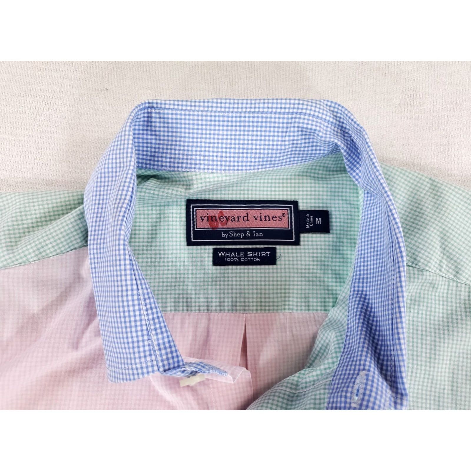 Vineyard Vines Vineyard Vines Button-Up Shirt Long Sleeve Color Block Whale Mens M Multicolor Check Shirt Size US M / EU 48-50 / 2 - 2 Thumbnail