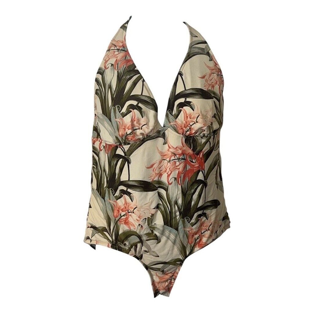 Catalina Womems Size 2X (18W/20W) Catalina Floral One Piece Swimsuit Size ONE SIZE - 1 Thumbnail