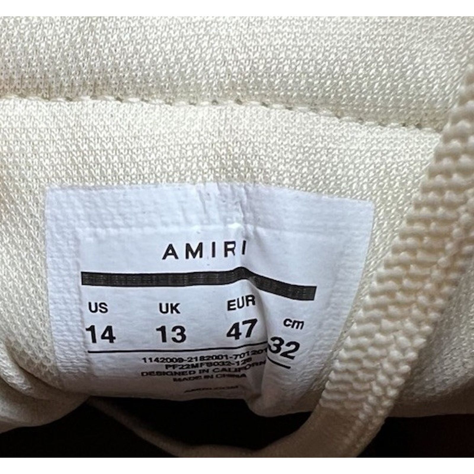 Amiri Size 47EU/14US - Amiri Skel Top Hi Bandana NEW Size US 14 / EU 47 - 8 Thumbnail
