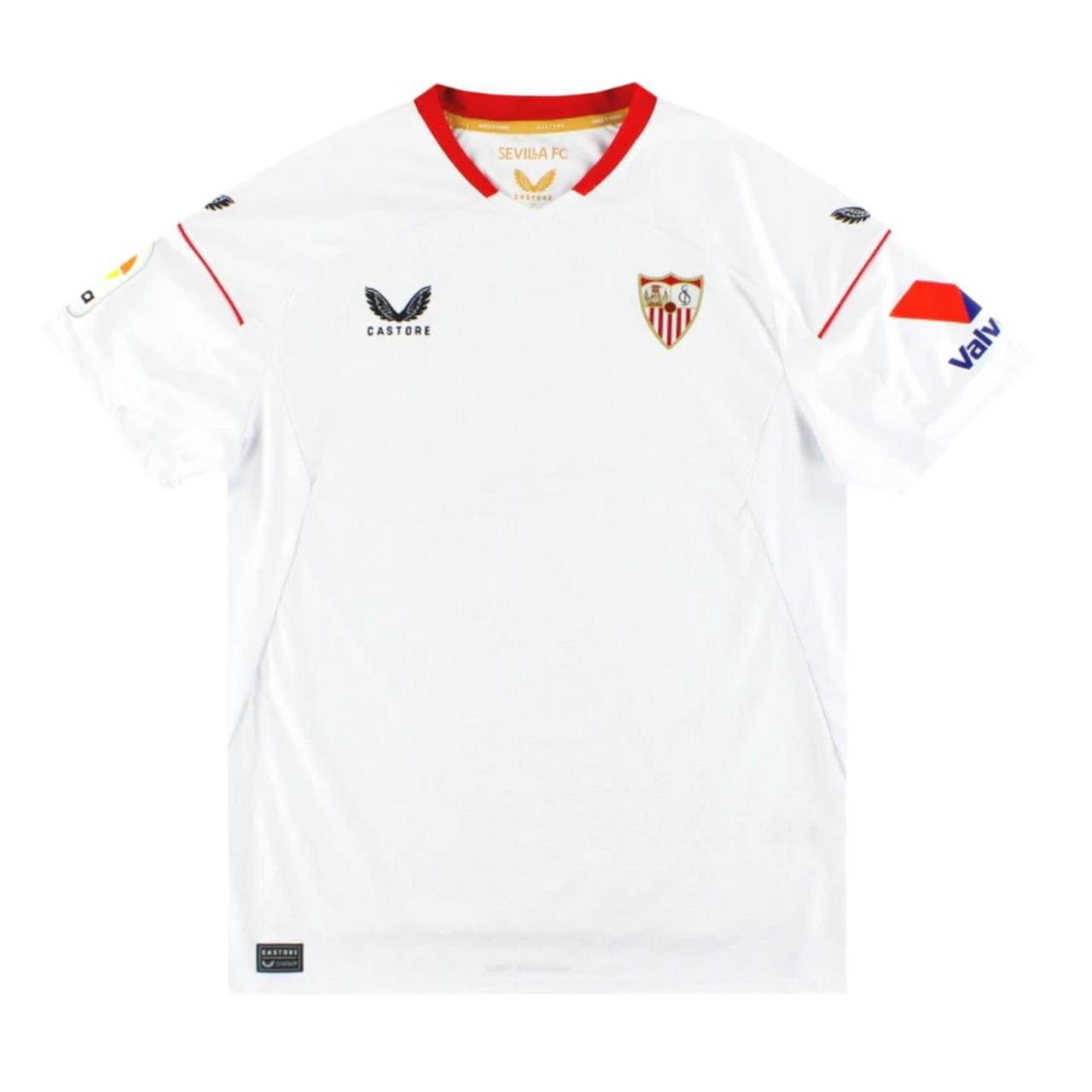 Castore 2022/23 SEVILLA FC HOME SOCCER JERSEY FOOTBALL SHIRT CASTORE Size US L / EU 52-54 / 3 - 1 Thumbnail