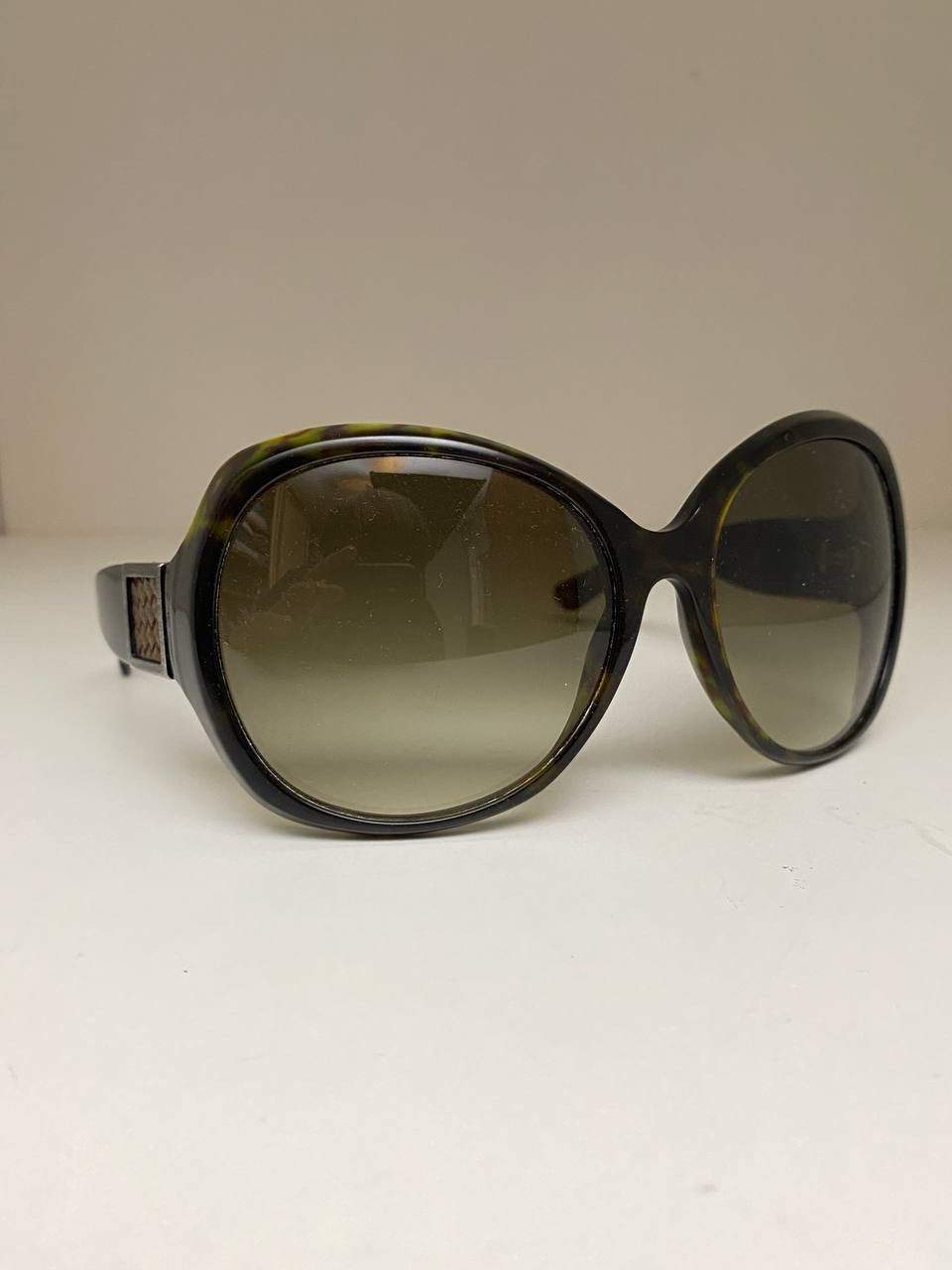 Bottega Veneta Bottega Veneta Logo Oversized Round Sunglasses Size ONE SIZE - 1 Thumbnail