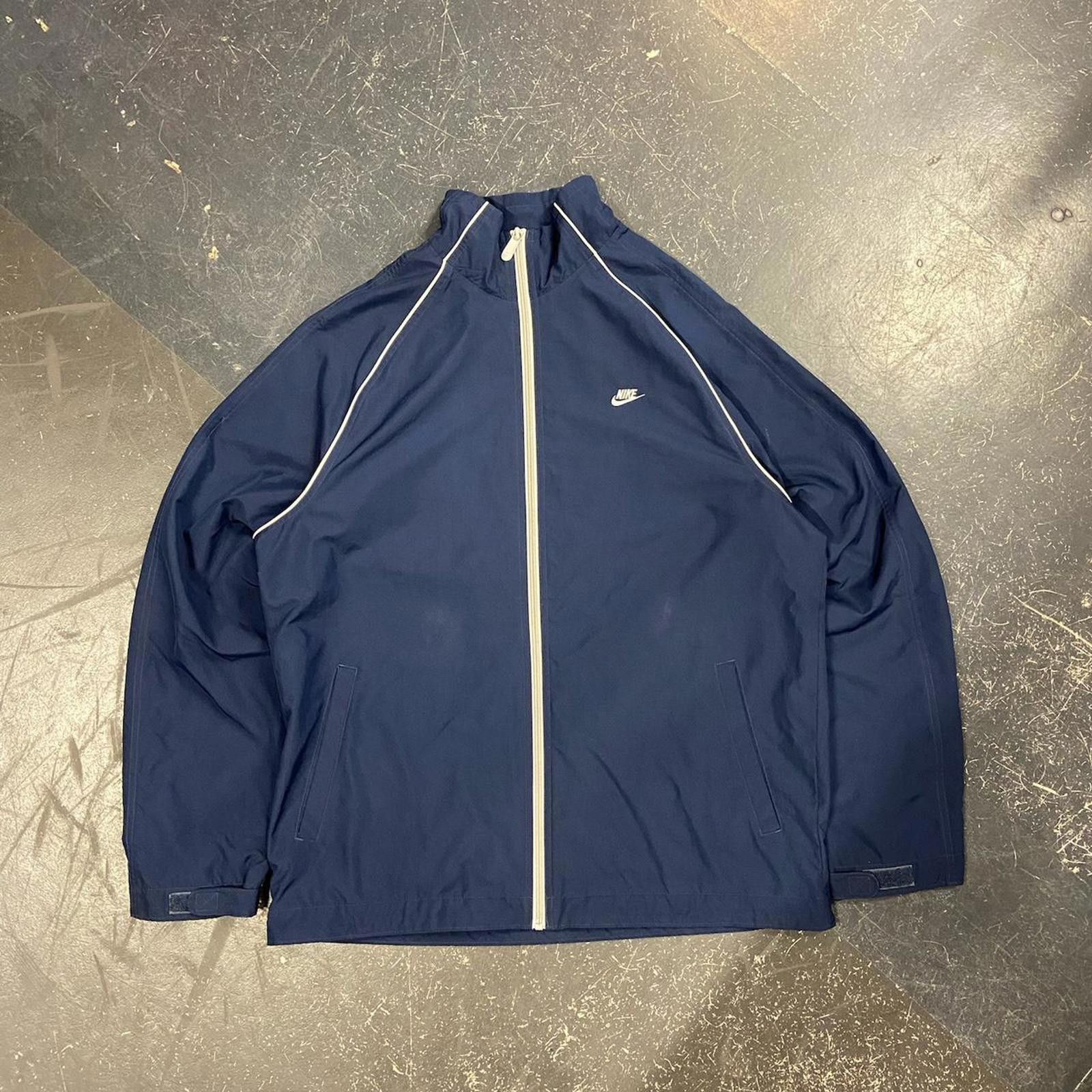 Nike Y2K Blue Nike Track Jacket Size US L / EU 52-54 / 3 - 1 Thumbnail