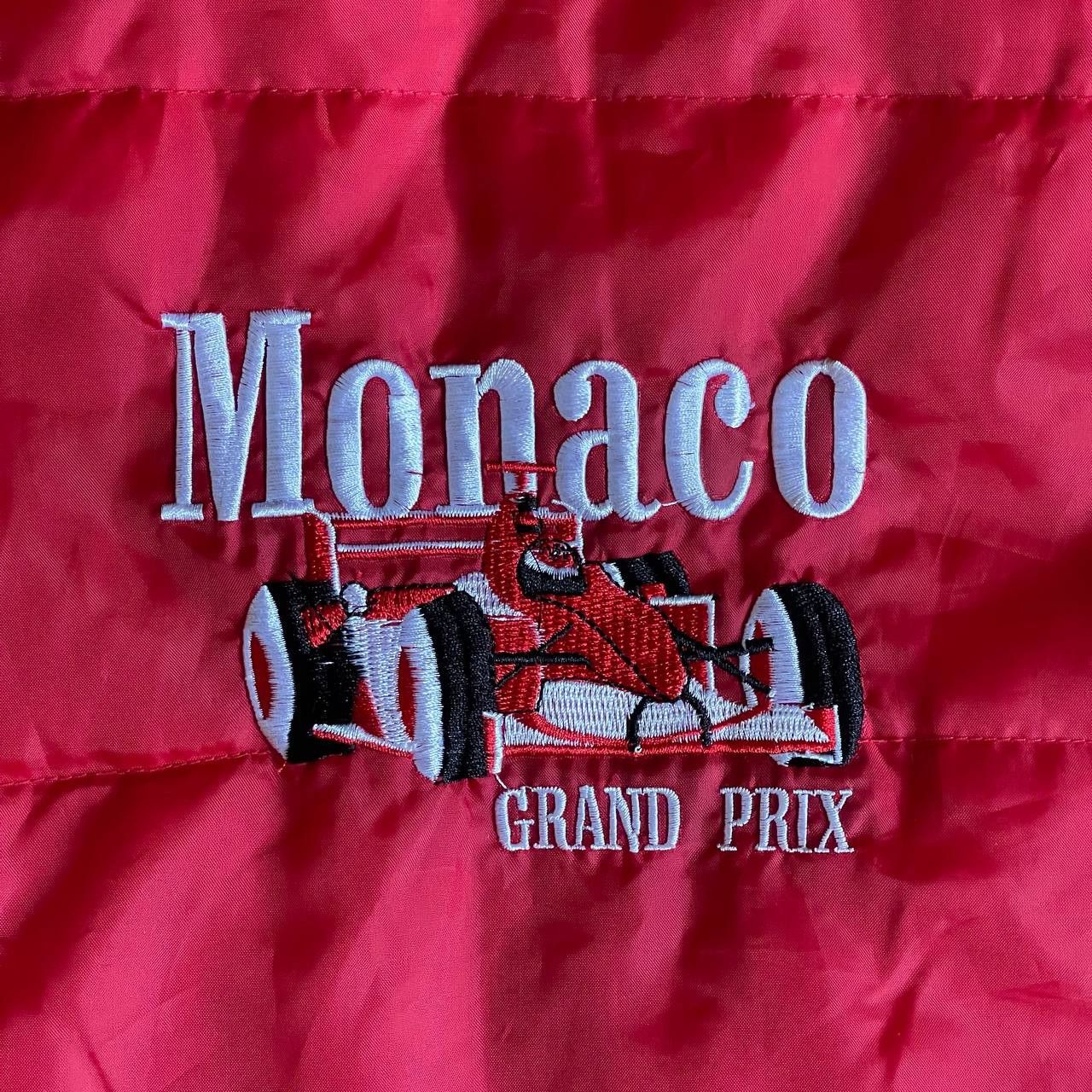 Vintage Vintage Monaco Grand Prix Racing Red/Black Nylon Vest Size US XS / EU 42 / 0 - 9 Thumbnail