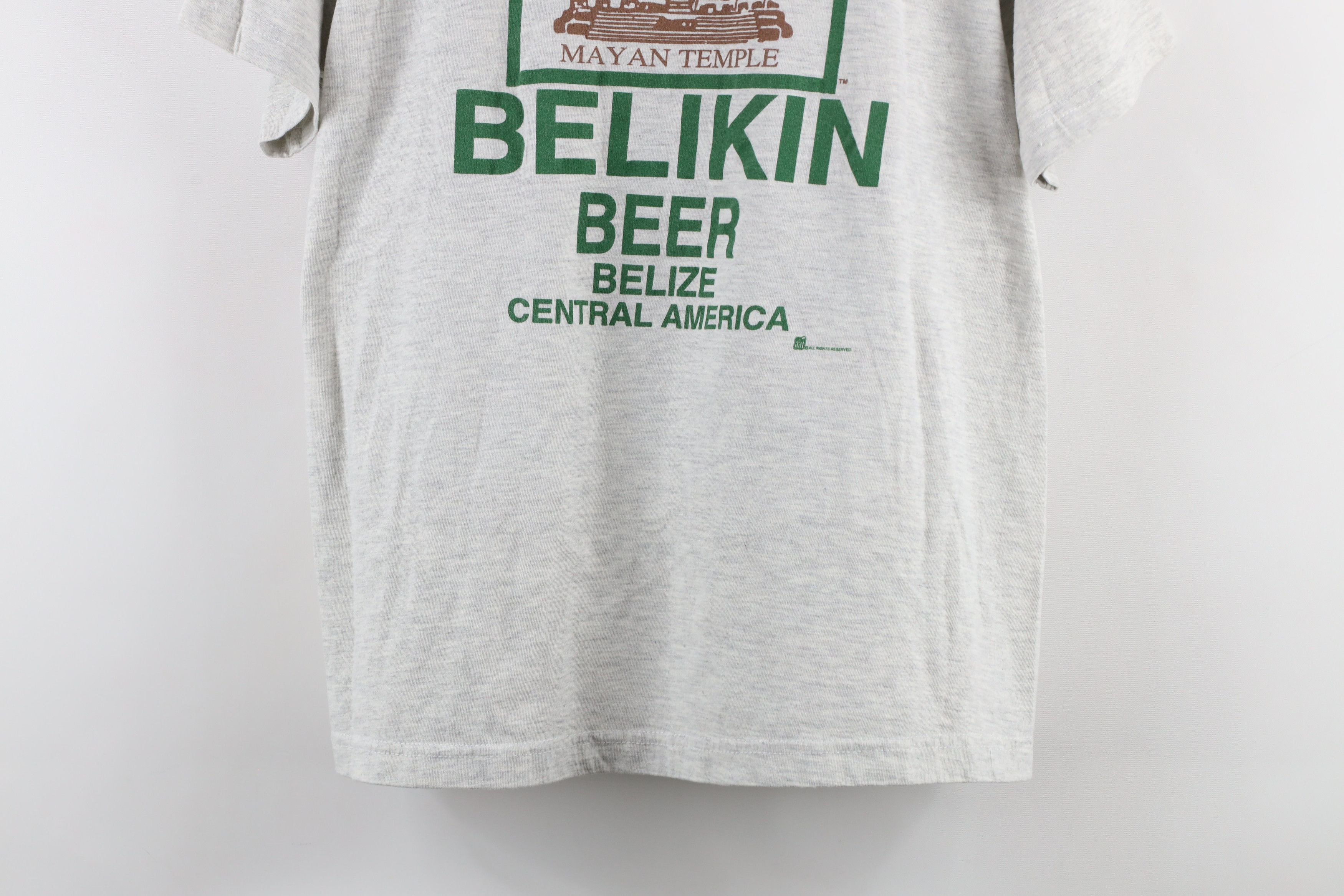 Vintage Vintage 90s Spell Out Belikin Beer Belize T-Shirt Gray Size US S / EU 44-46 / 1 - 3 Thumbnail