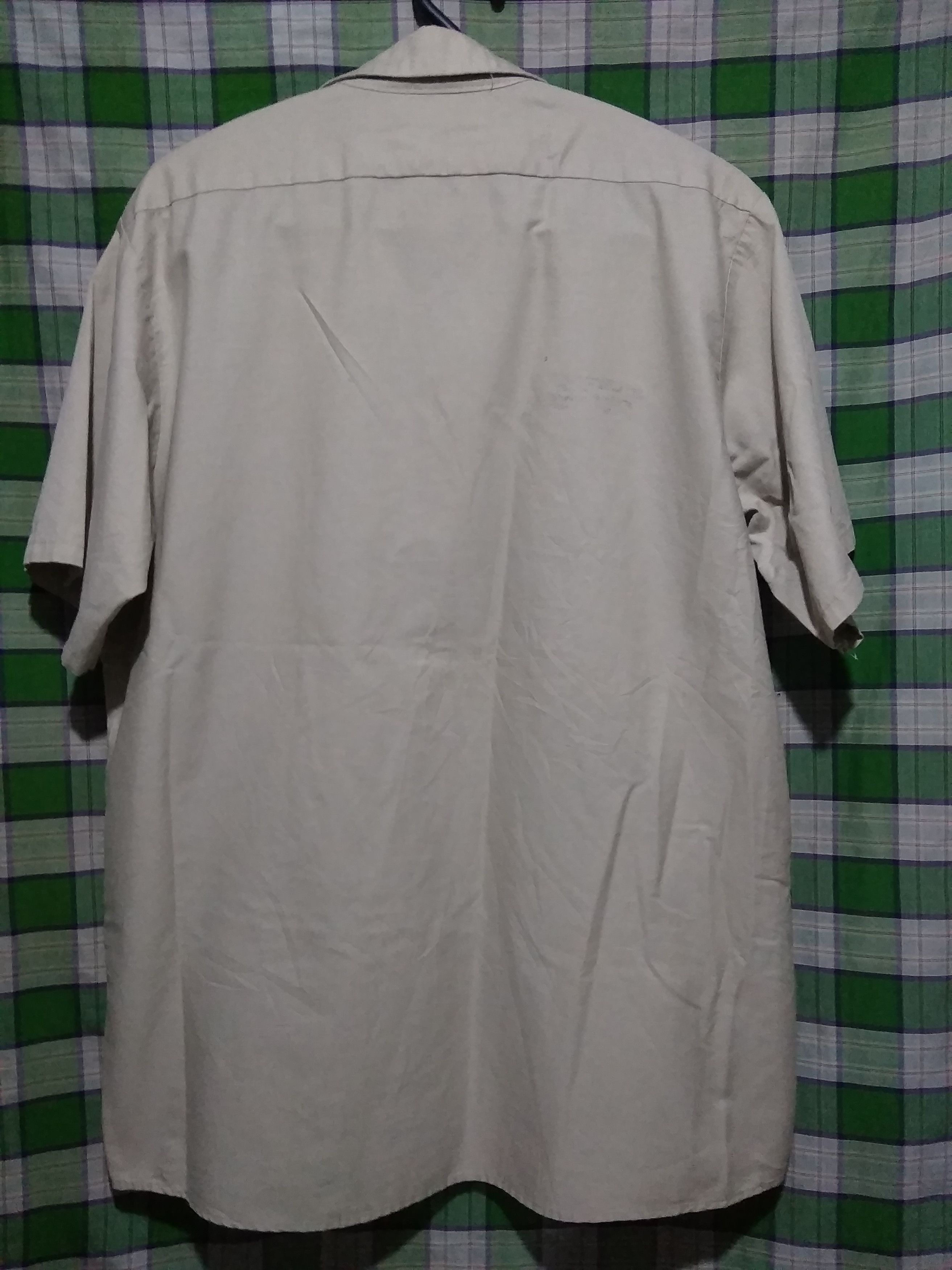 Chrysler × Dickies Vintage DODGE Red kap work shirt Plainview Texas rare Size US L / EU 52-54 / 3 - 6 Thumbnail