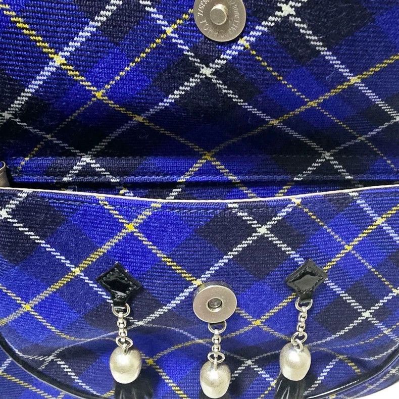 Vivienne Westwood Vivienne Westwood size os British checkered tote bag Size ONE SIZE - 2 Thumbnail
