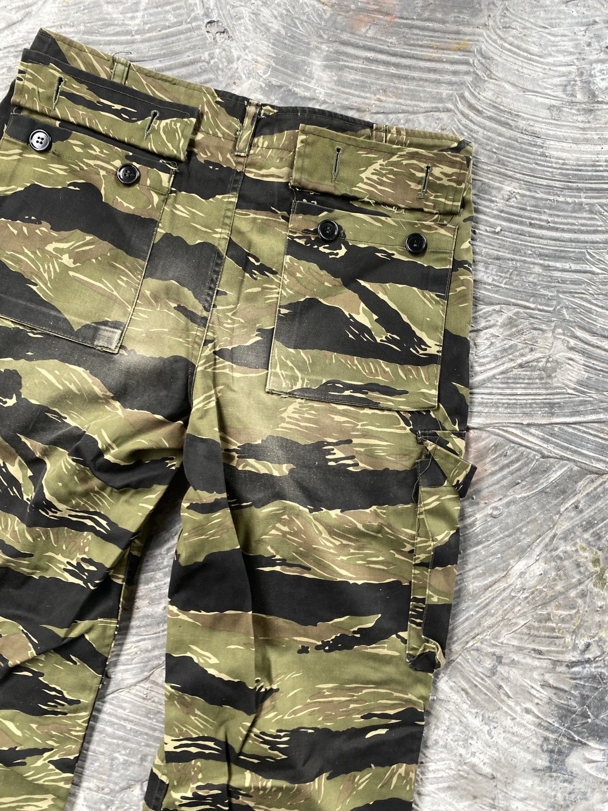 Vintage 💥RARE💥Vintage N.S Division Cargo Pant Tiger Stripe Size US 34 / EU 50 - 7 Thumbnail